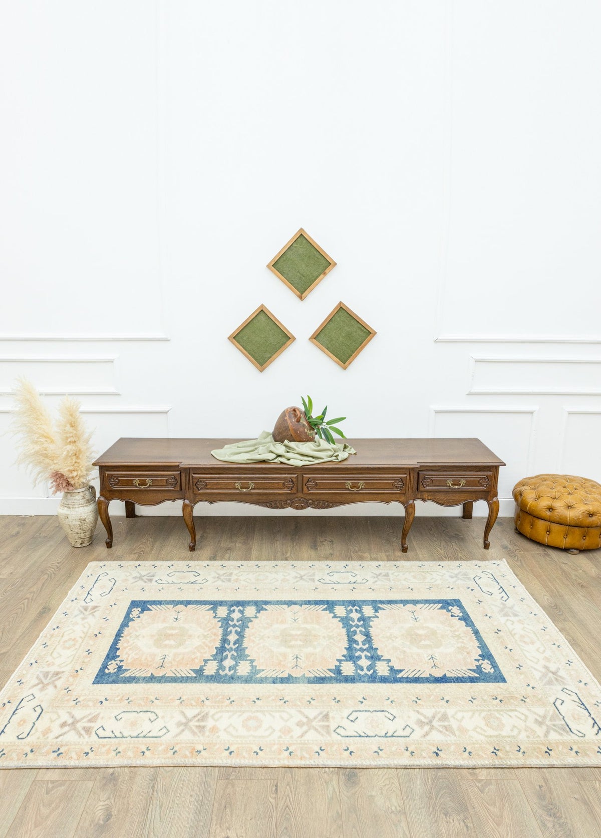 Soho Antiq-Azelya Rustik Desenli Yün Halı 146x228 Cm-Halı-2-roqelvaxirum.shop