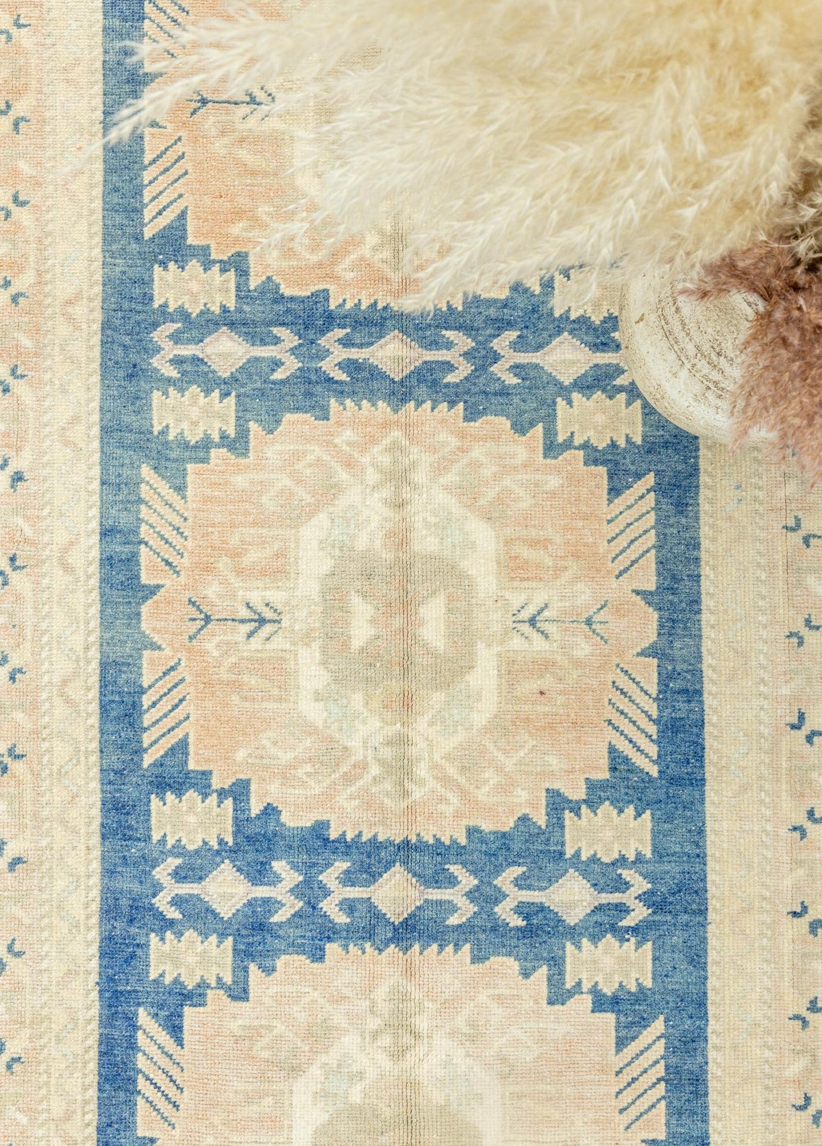 Soho Antiq-Azelya Rustik Desenli Yün Halı 146x228 Cm-Halı-3-roqelvaxirum.shop