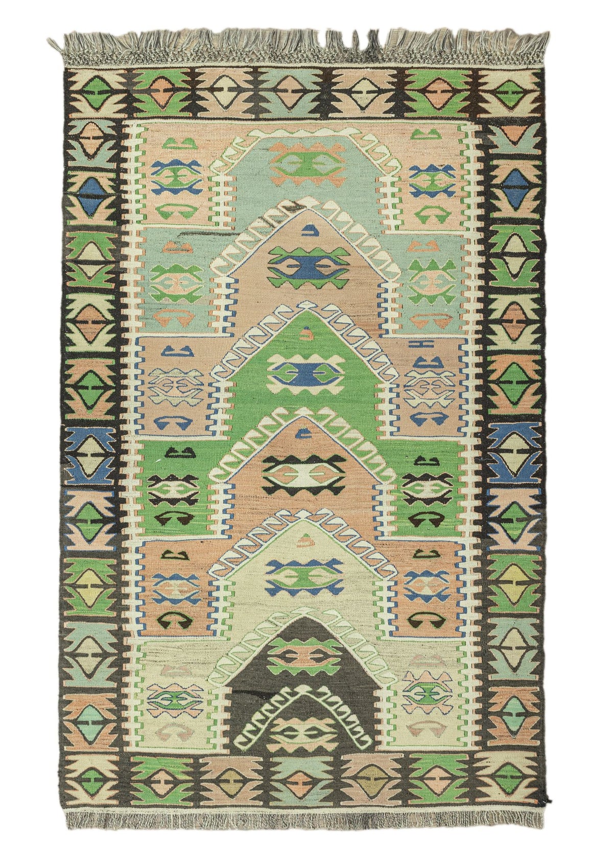 Soho Antiq-Batllo Pastel Renkli El Dokuma Kilim 122x185 Cm-Kilim-1-roqelvaxirum.shop