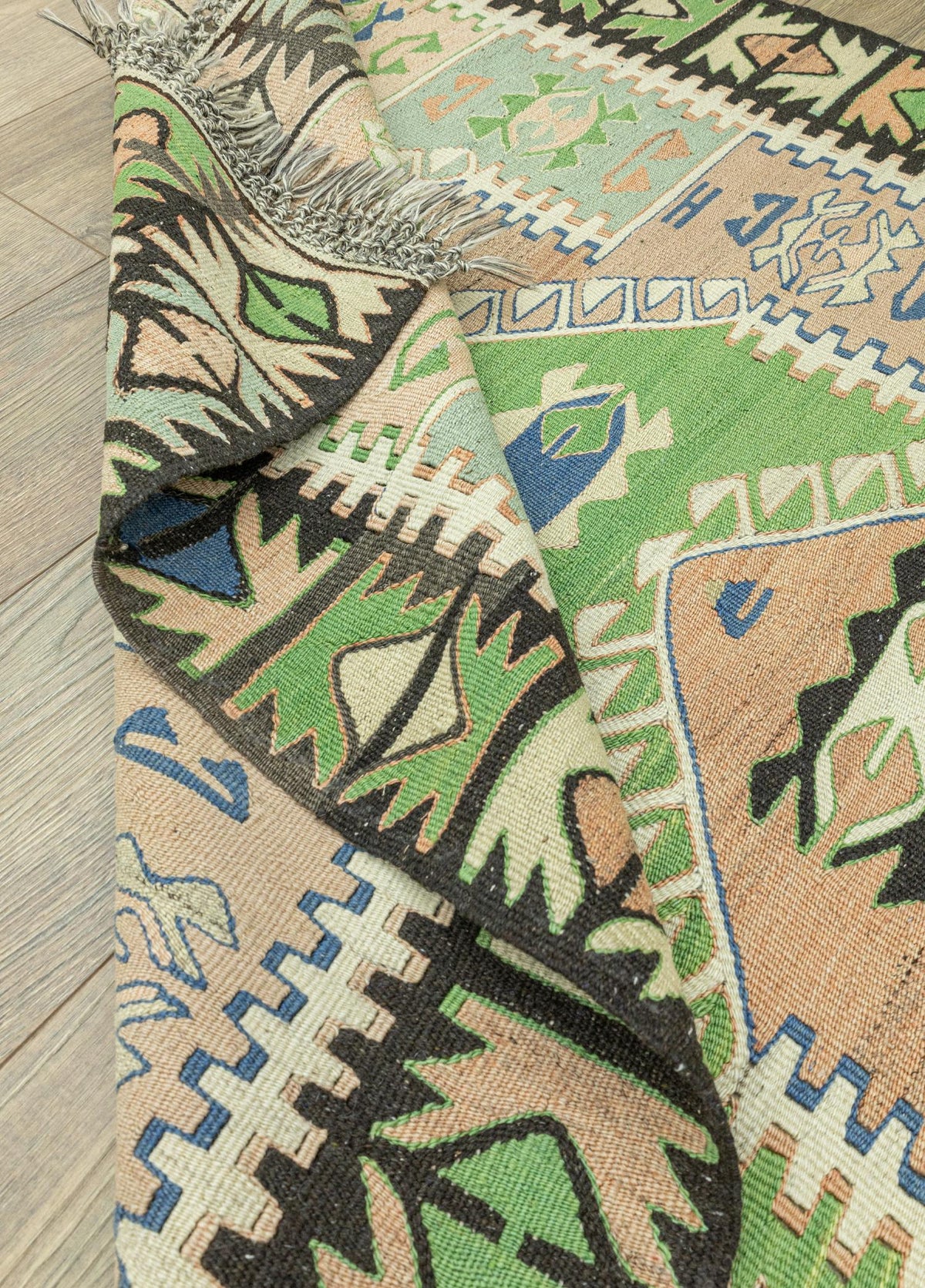 Soho Antiq-Batllo Pastel Renkli El Dokuma Kilim 122x185 Cm-Kilim-6-roqelvaxirum.shop
