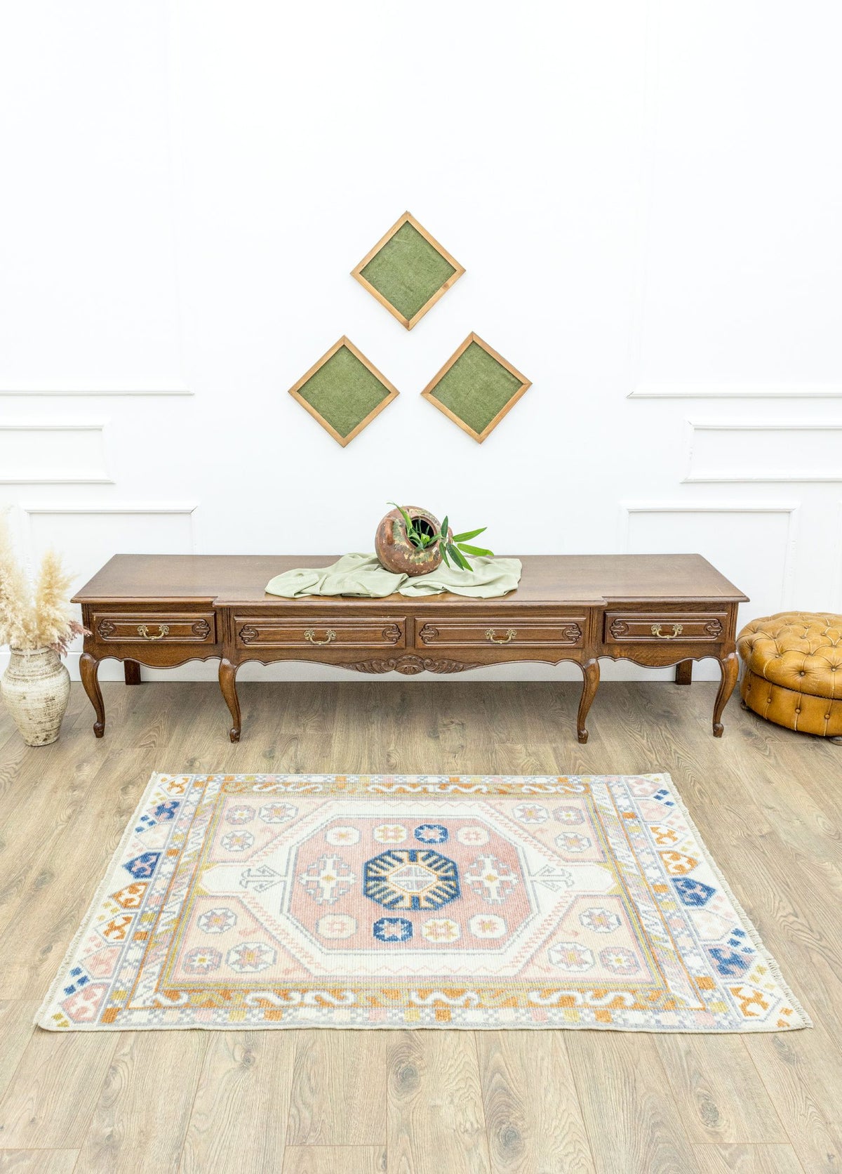 Soho Antiq-Berter El Dokuma Uşak Halı 109x163 Cm-Halı-2-roqelvaxirum.shop