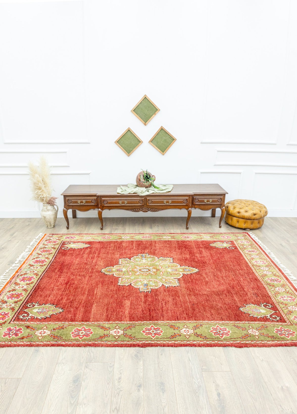 Soho Antiq-Camel Kırmızı El Dokuma Halı 207x286 Cm-Halı-2-roqelvaxirum.shop