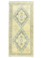 Soho Antiq-Daisy Rustik Desenli Yün Yolluk 67x145 Cm-Halı-1-roqelvaxirum.shop