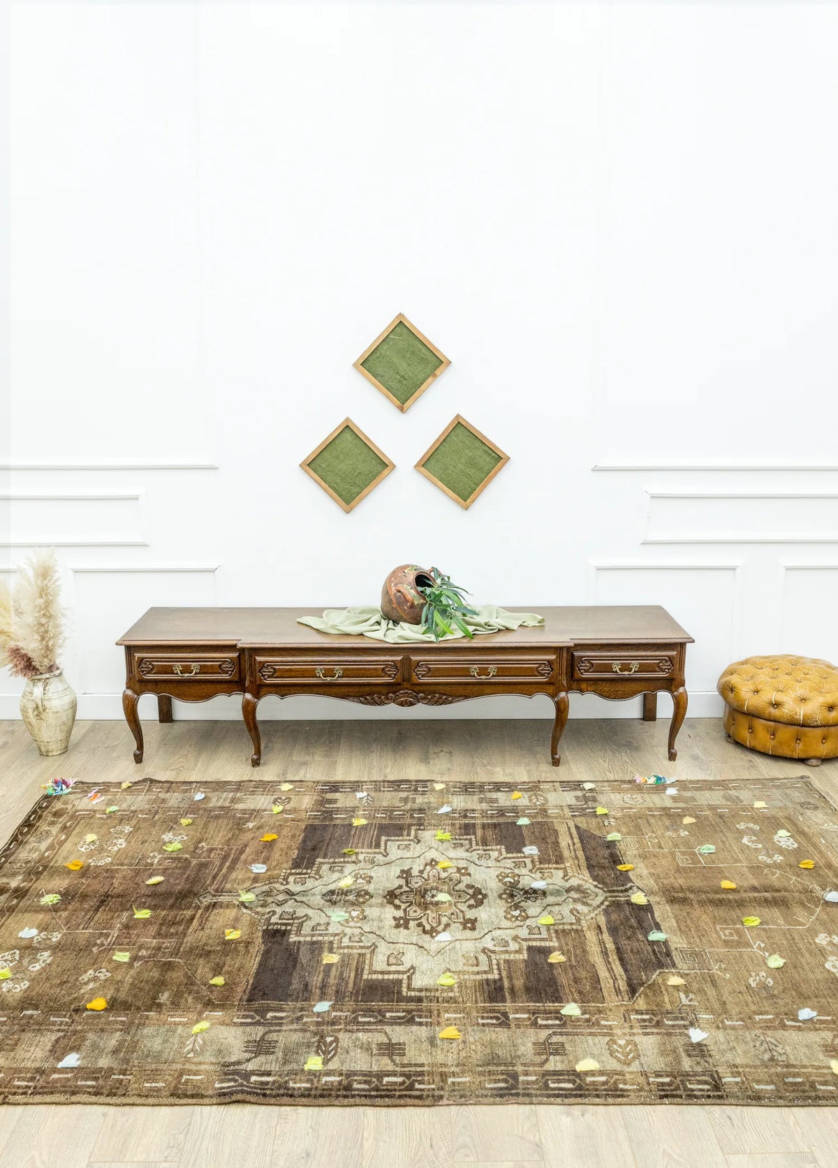 Soho Antiq-Delar Pon Pon Tasarımlı Kars Halısı 172x301 Cm-2-roqelvaxirum.shop