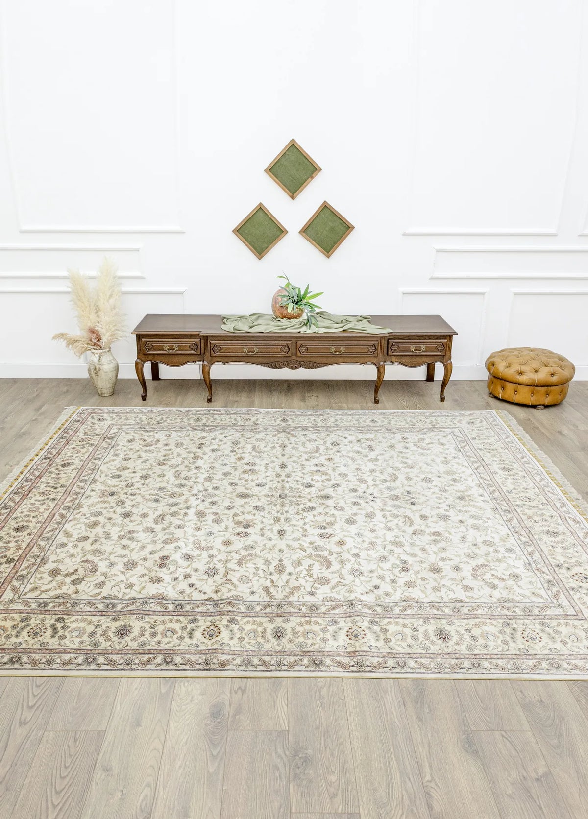 Soho Antiq-Dilemer El Dokuma İpek Halı 248x296 Cm-2-roqelvaxirum.shop