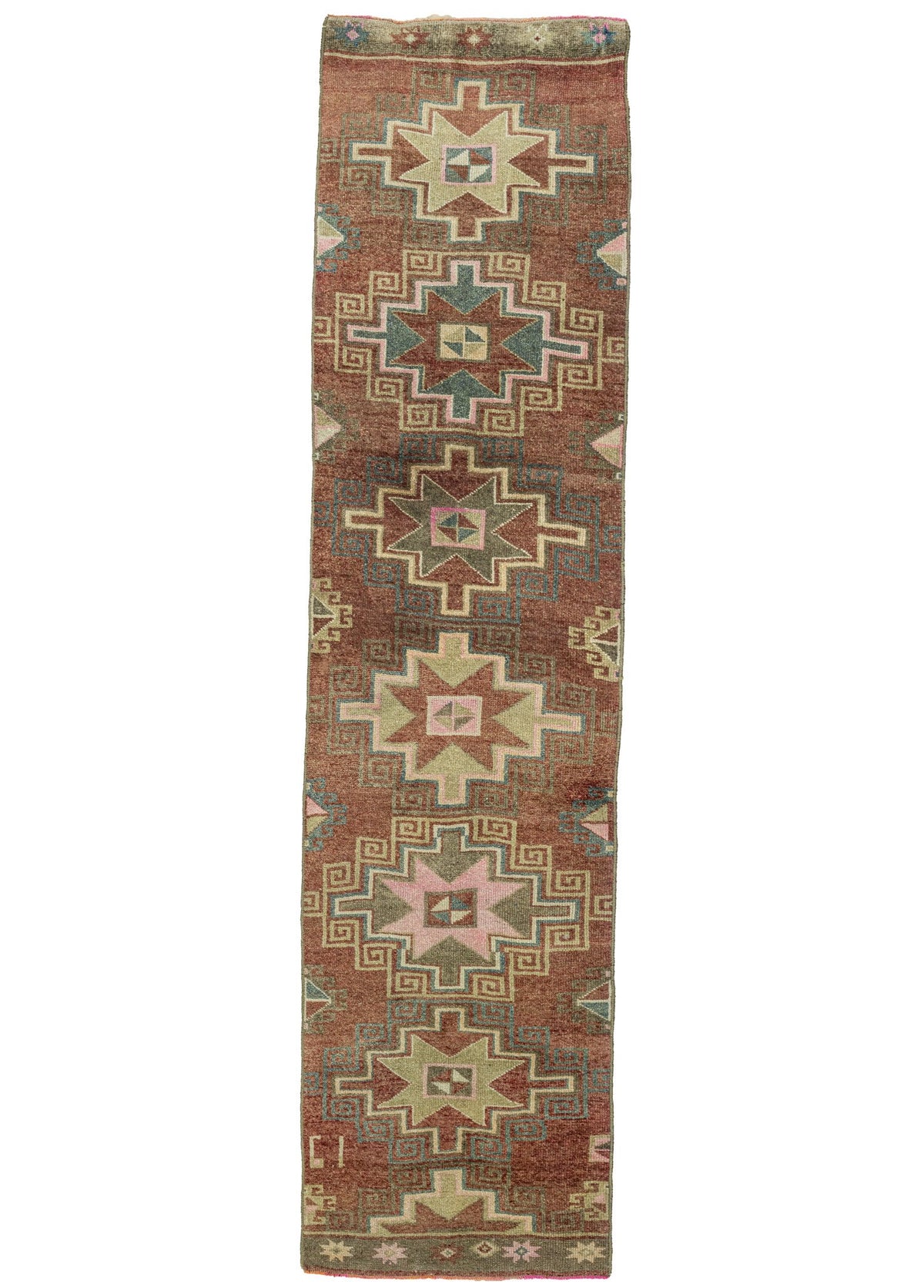 Soho Antiq-Dilemer Geometrik Desenli Herki Yolluk 100x447 Cm-Halı-1-roqelvaxirum.shop