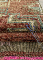 Soho Antiq-Dilemer Geometrik Desenli Herki Yolluk 100x447 Cm-Halı-4-roqelvaxirum.shop