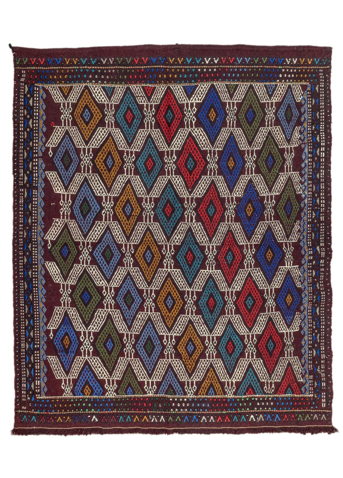 Soho Antiq-Esil El Dokuma Cicim Kilim 131x157 Cm-1-roqelvaxirum.shop