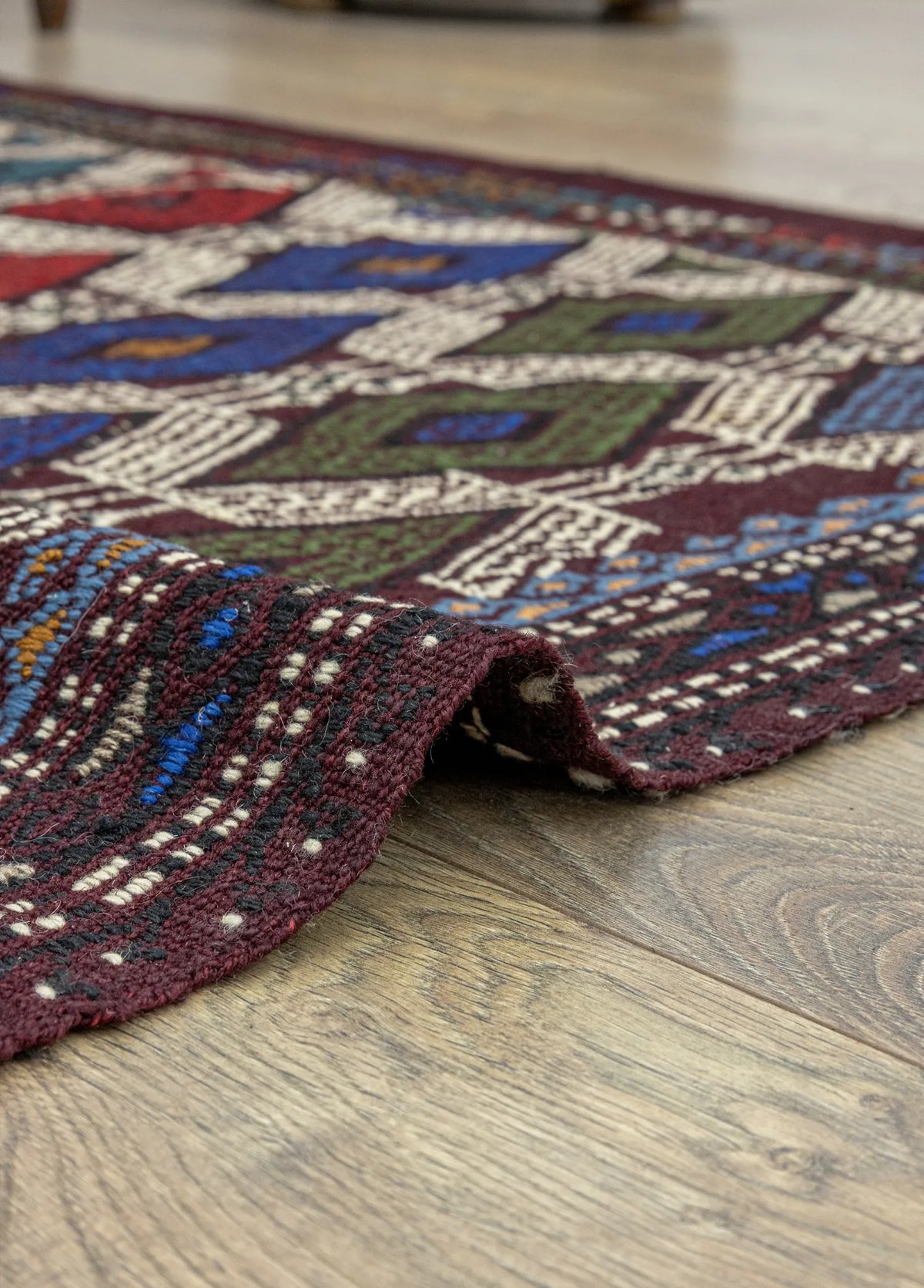 Soho Antiq-Esil El Dokuma Cicim Kilim 131x157 Cm-5-roqelvaxirum.shop
