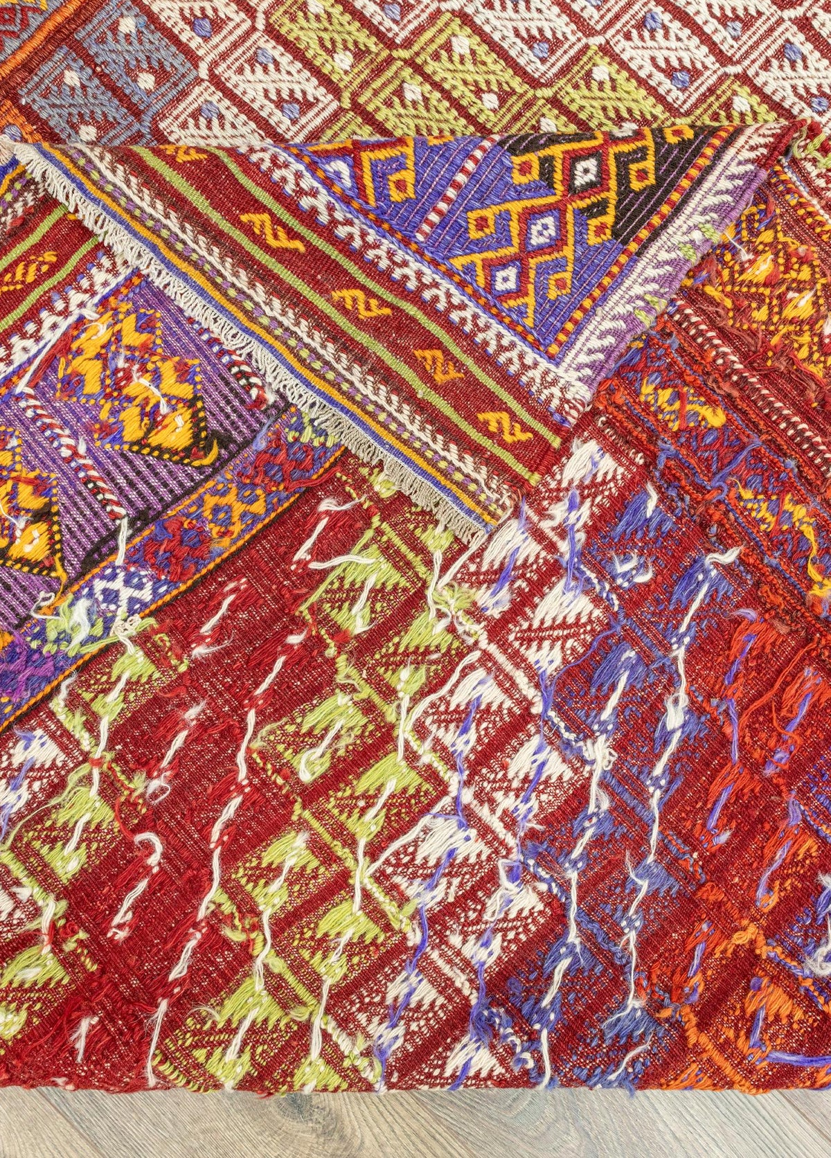 Soho Antiq-Feriz Geometrik Desenli El Dokuma Cicim Kilim 172x311 Cm-Kilim-5-roqelvaxirum.shop