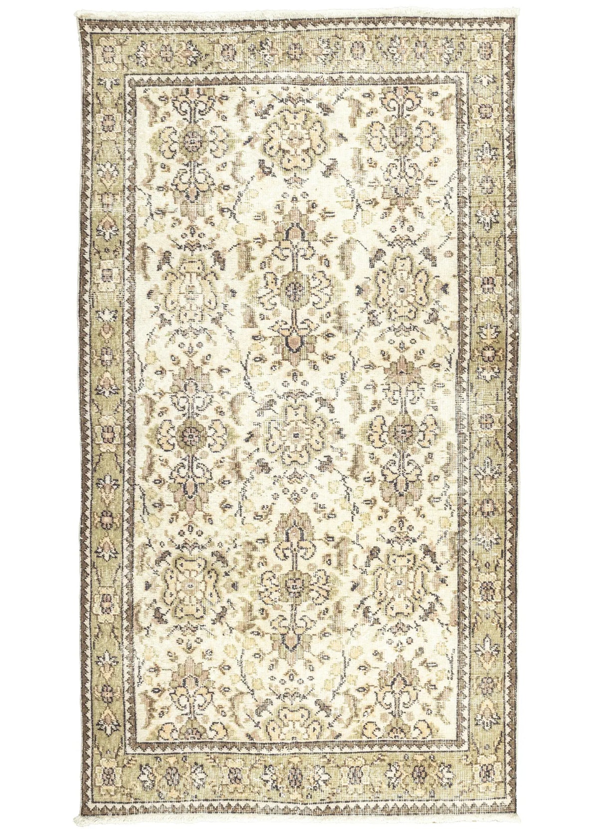 Soho Antiq-Fida Natural El Dokuma Vintage Halı 113x202 Cm-1-roqelvaxirum.shop