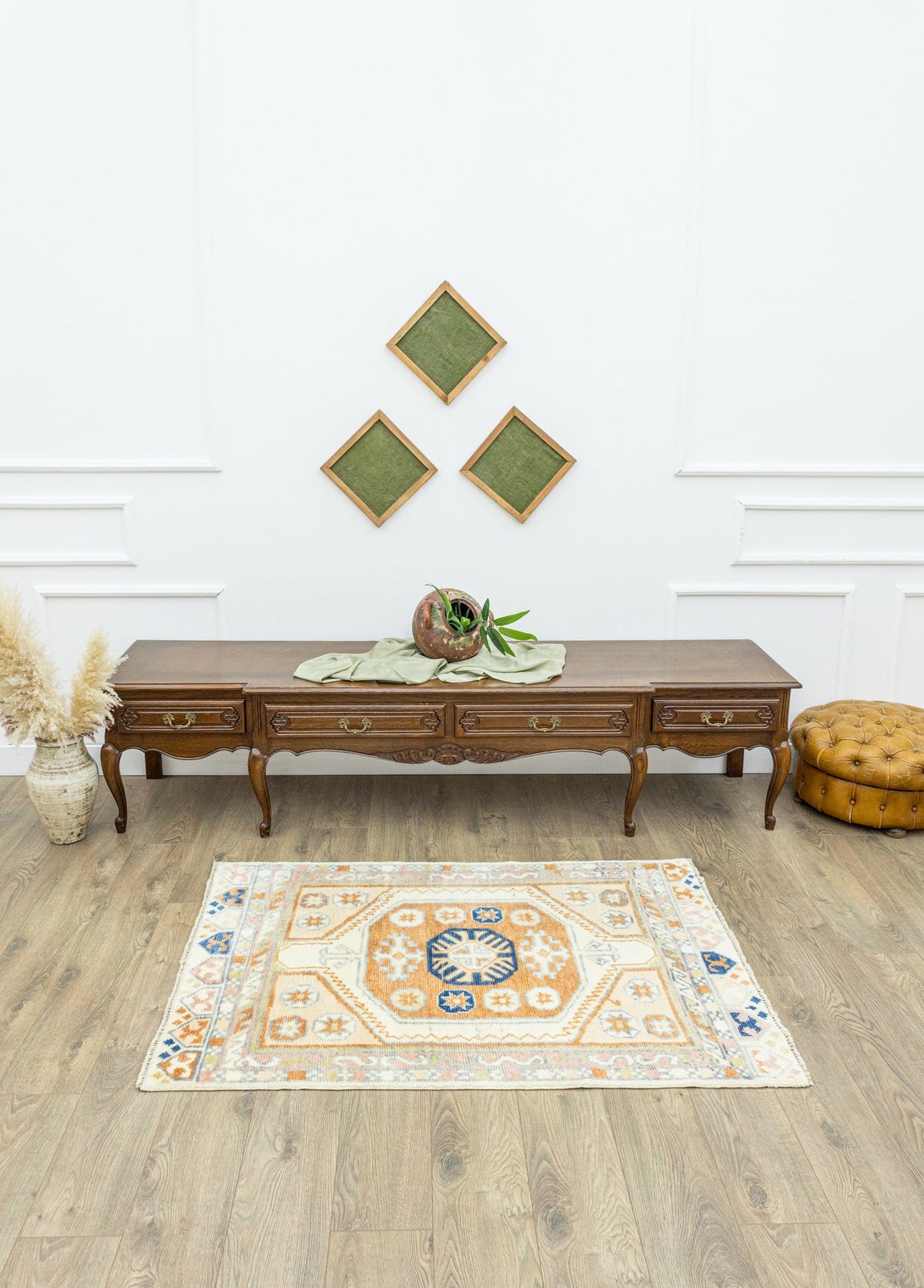 Soho Antiq-Gizel El Dokuma Uşak Halı 104x148 Cm-Halı-2-roqelvaxirum.shop