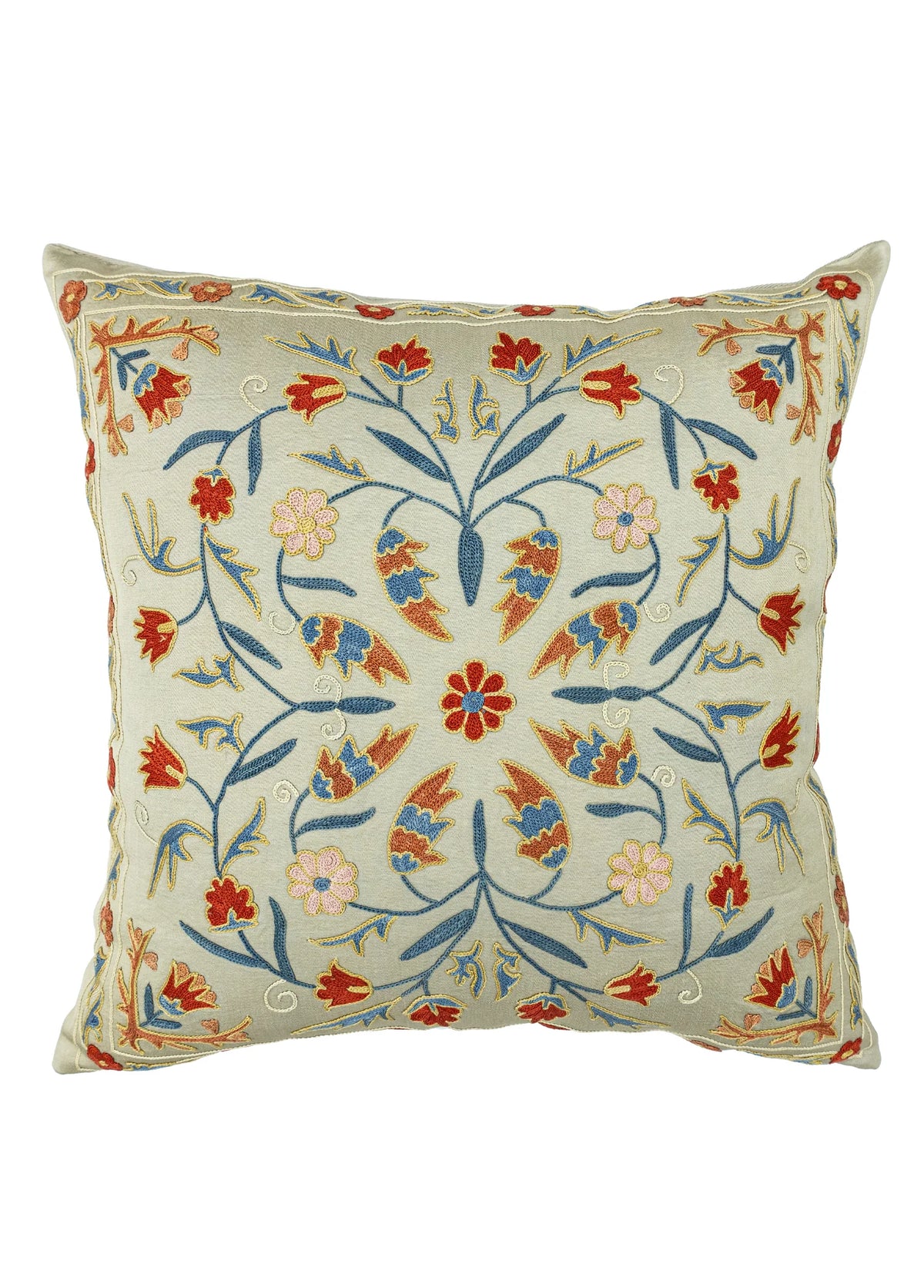 Soho Antiq-Gizel Floral Tasarımlı Kırlent 50x50 Cm-1-roqelvaxirum.shop
