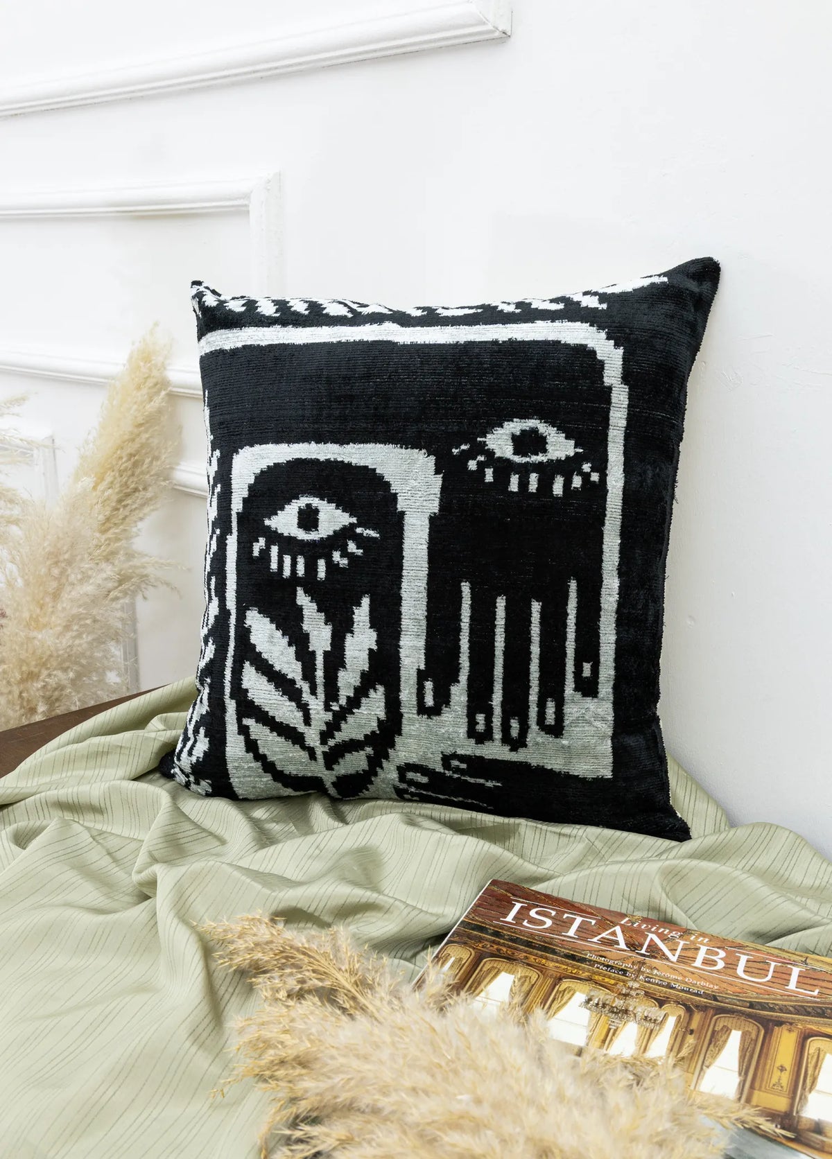 Soho Antiq-Hattuşa Modern Tasarımlı Kırlent 50x50 Cm-2-roqelvaxirum.shop