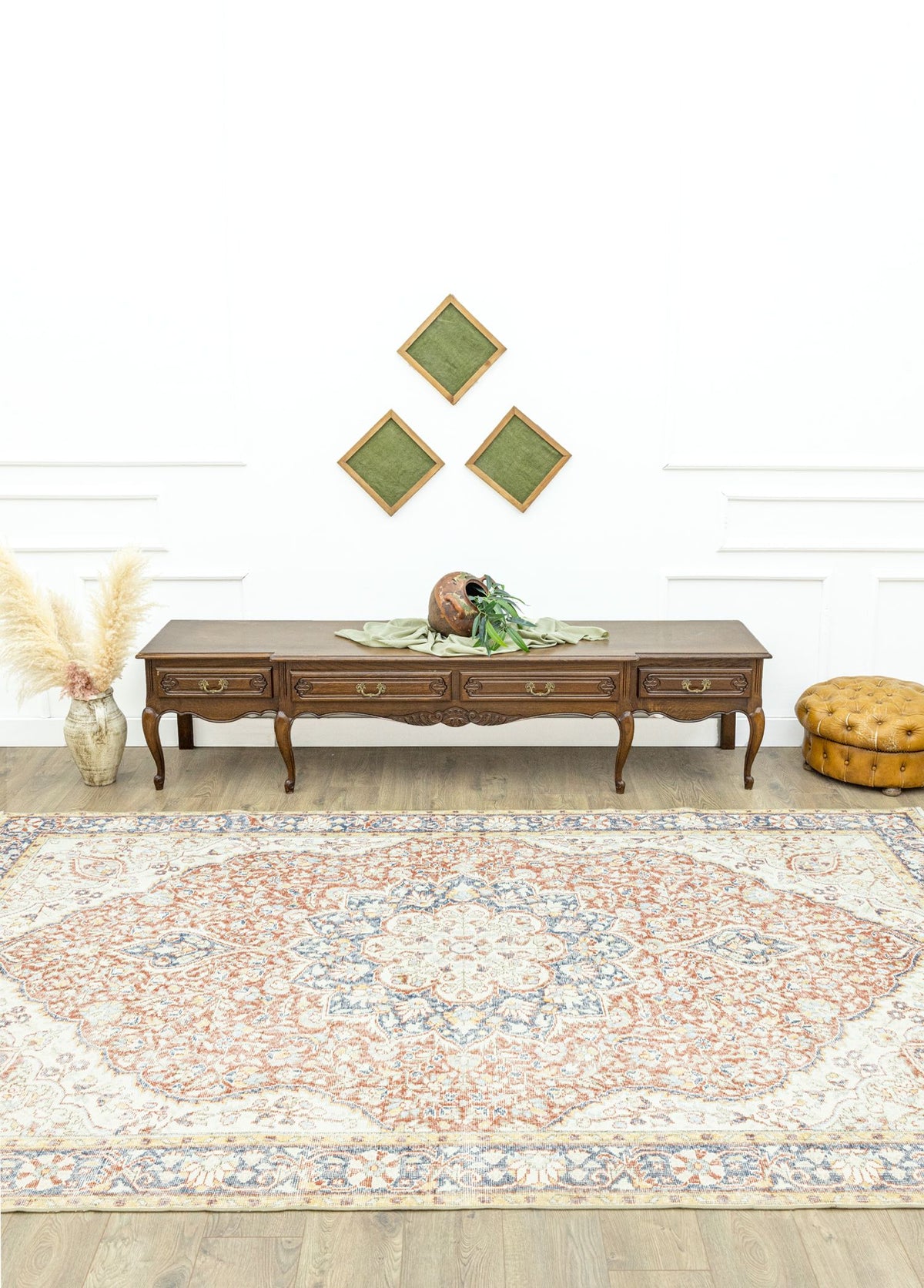 Soho Antiq-Humla Madalyon Tasarımlı Halı 208x326 Cm-Halı-2-roqelvaxirum.shop