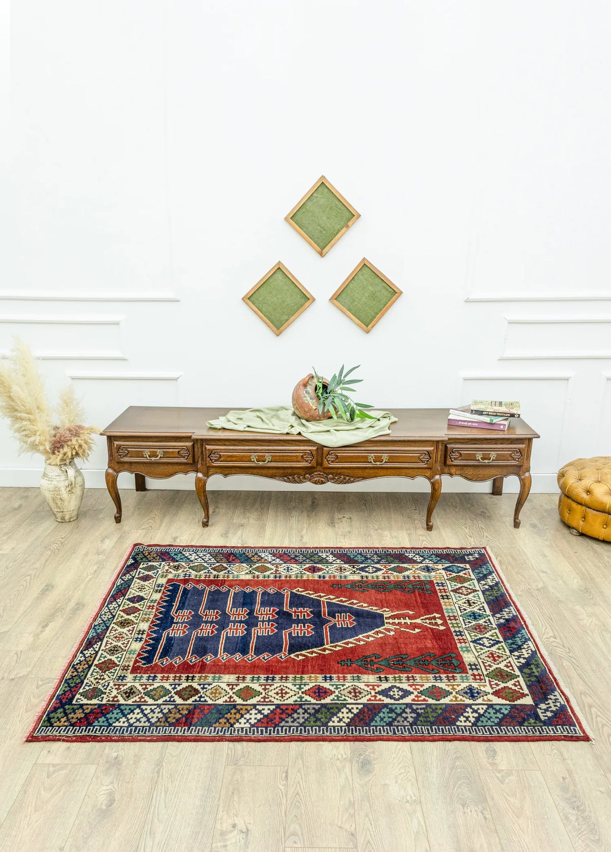 Soho Antiq-Karya Rustik Tasarımlı Yün Halı 131x179 Cm-2-roqelvaxirum.shop