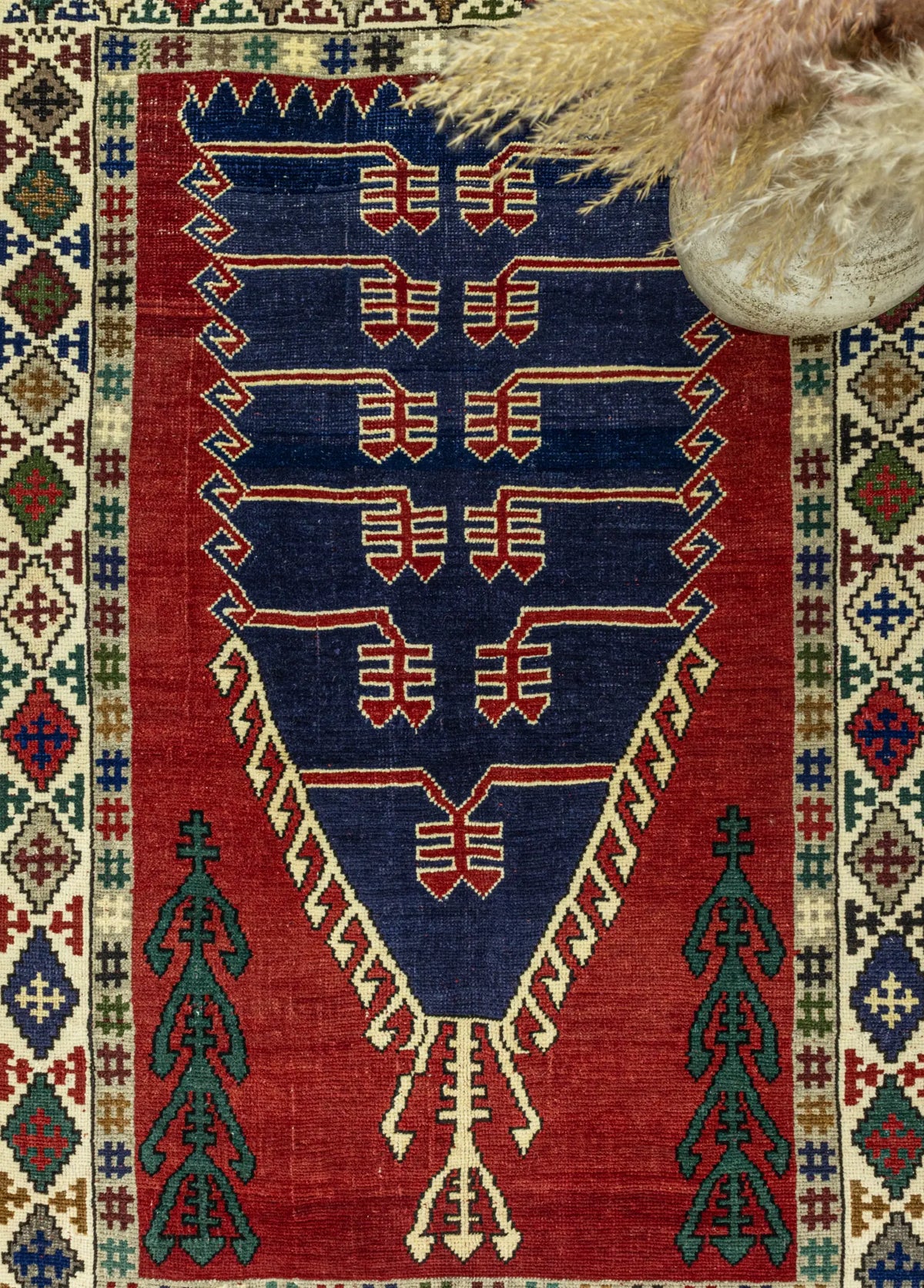 Soho Antiq-Karya Rustik Tasarımlı Yün Halı 131x179 Cm-3-roqelvaxirum.shop