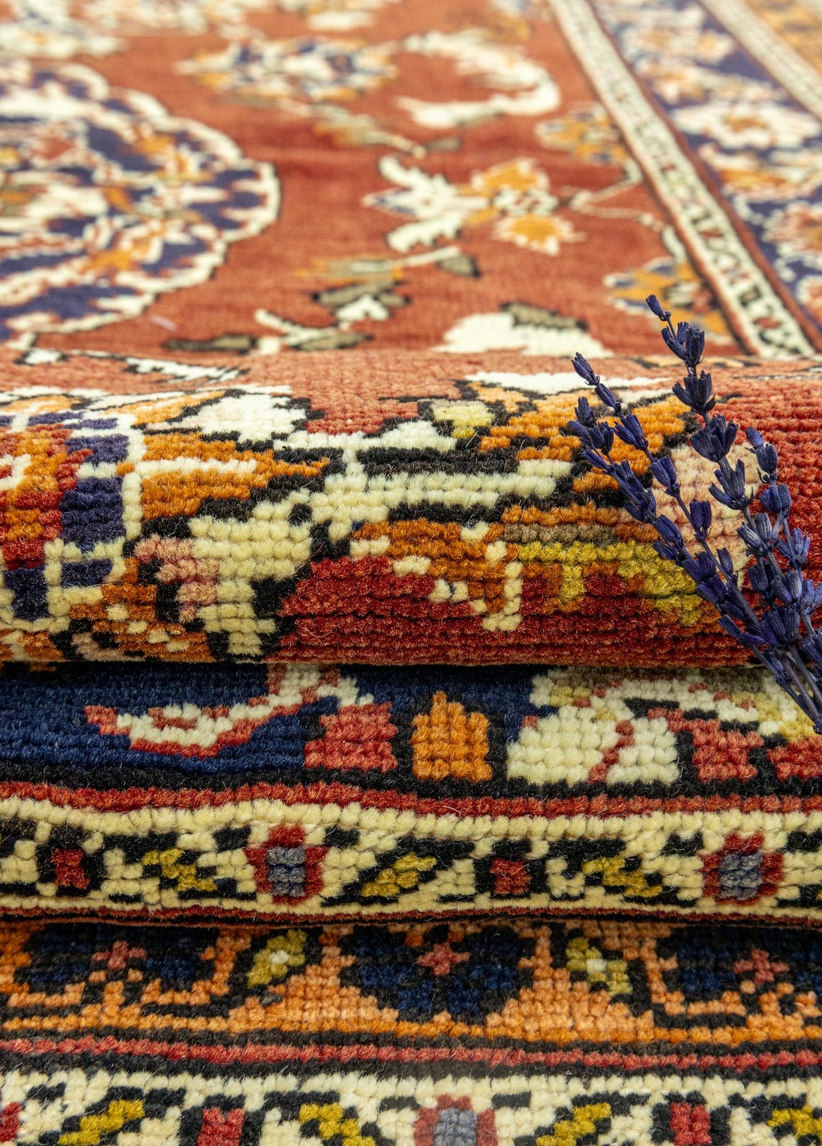 Soho Antiq-Kazvin Floral Desenli Yün Halı 143x250 Cm-Halı-4-roqelvaxirum.shop