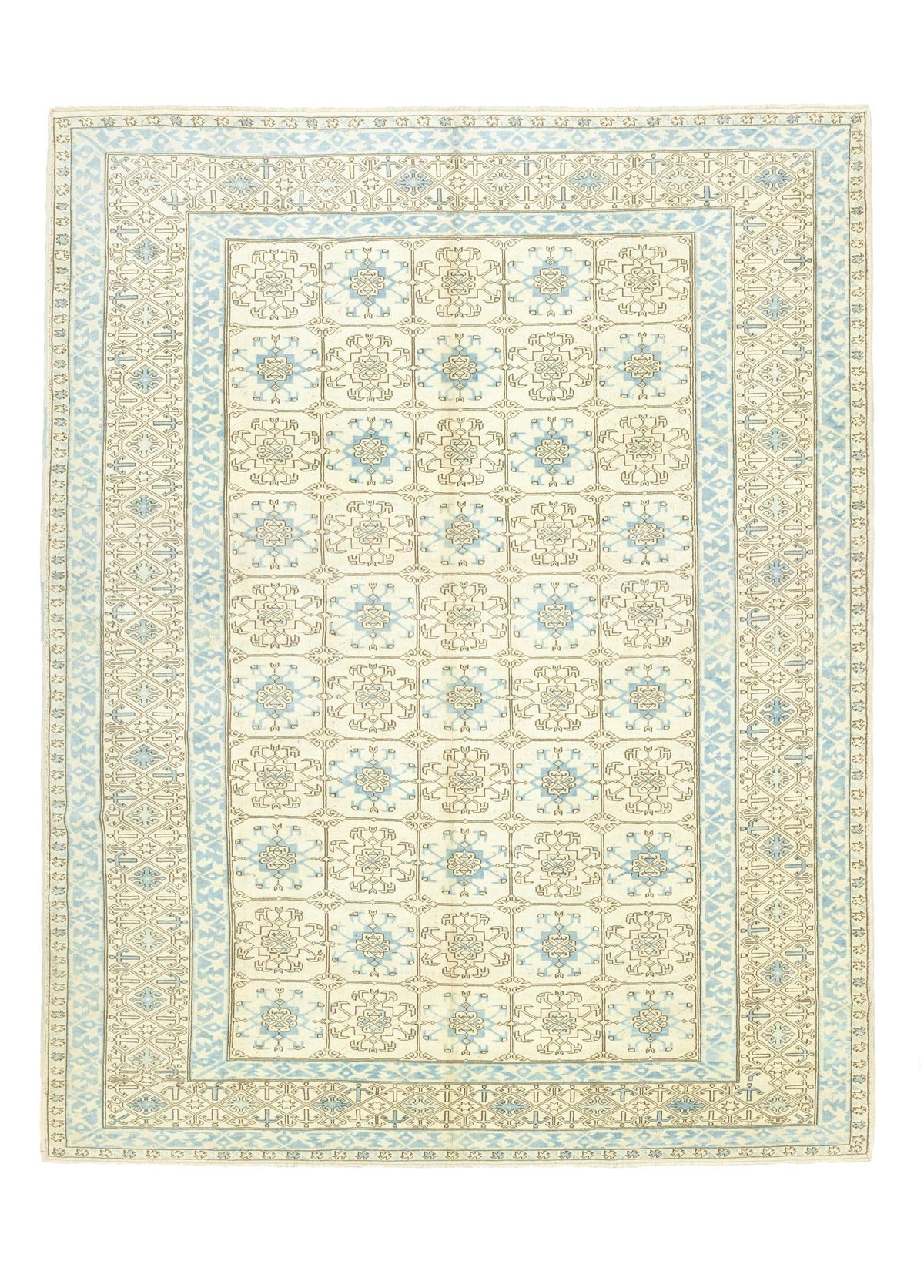 Soho Antiq-Klark Geometrik Motifli Yün Halı 284x346 Cm-Halı-1-roqelvaxirum.shop