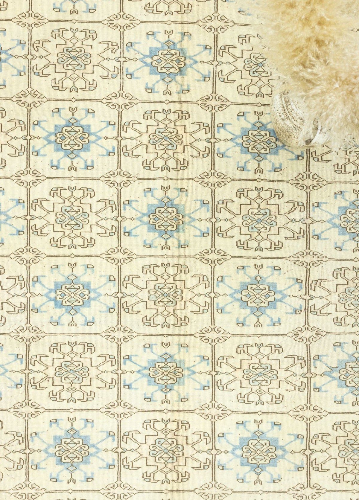 Soho Antiq-Klark Geometrik Motifli Yün Halı 284x346 Cm-Halı-3-roqelvaxirum.shop