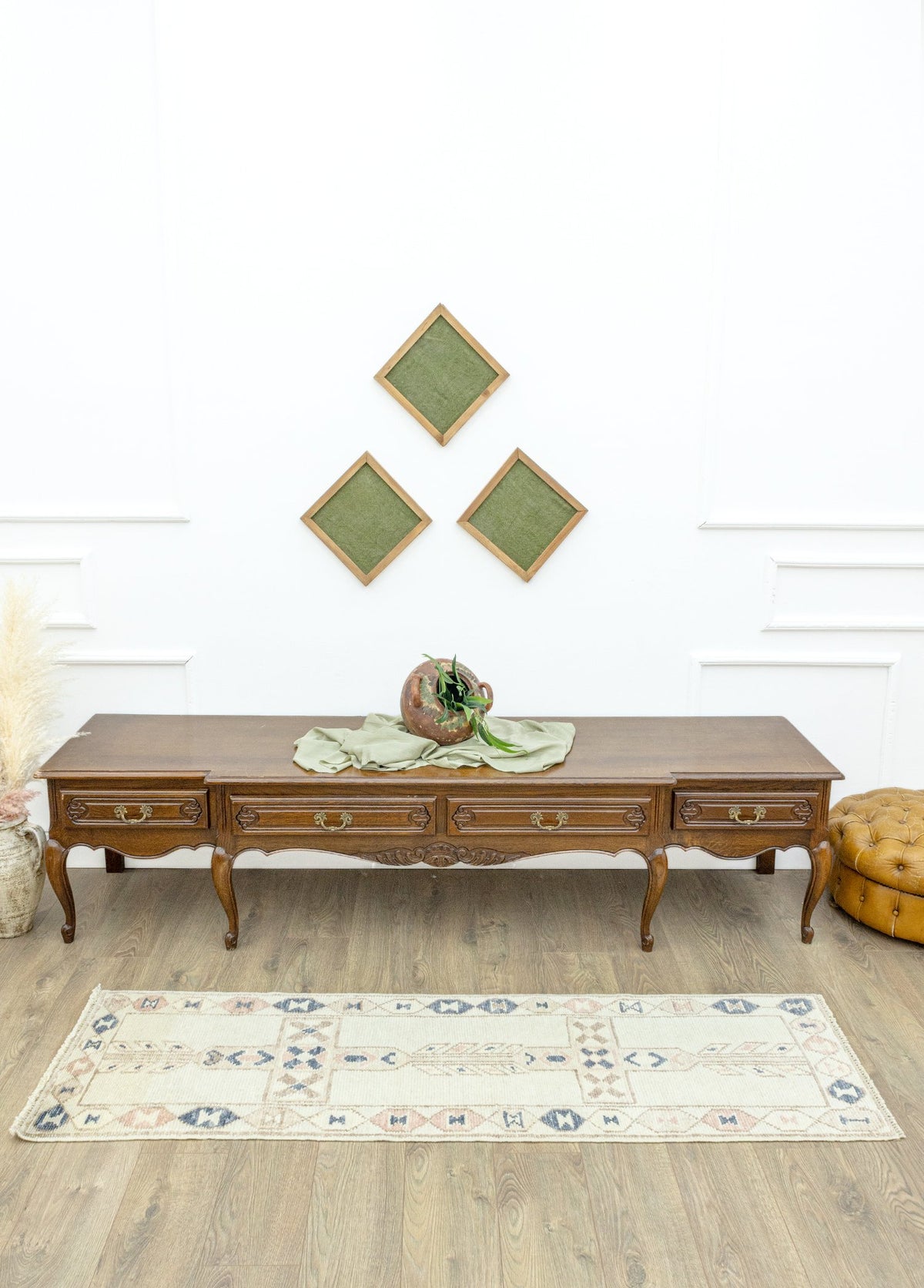 Soho Antiq-Lindsey El Dokuma Yün Yolluk 56x193 Cm-Halı-2-roqelvaxirum.shop