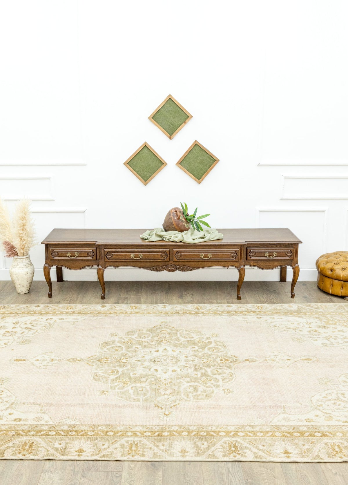 Soho Antiq-Lonice Floral Tasarımlı El Dokuma Halı 213x350 Cm-Halı-2-roqelvaxirum.shop
