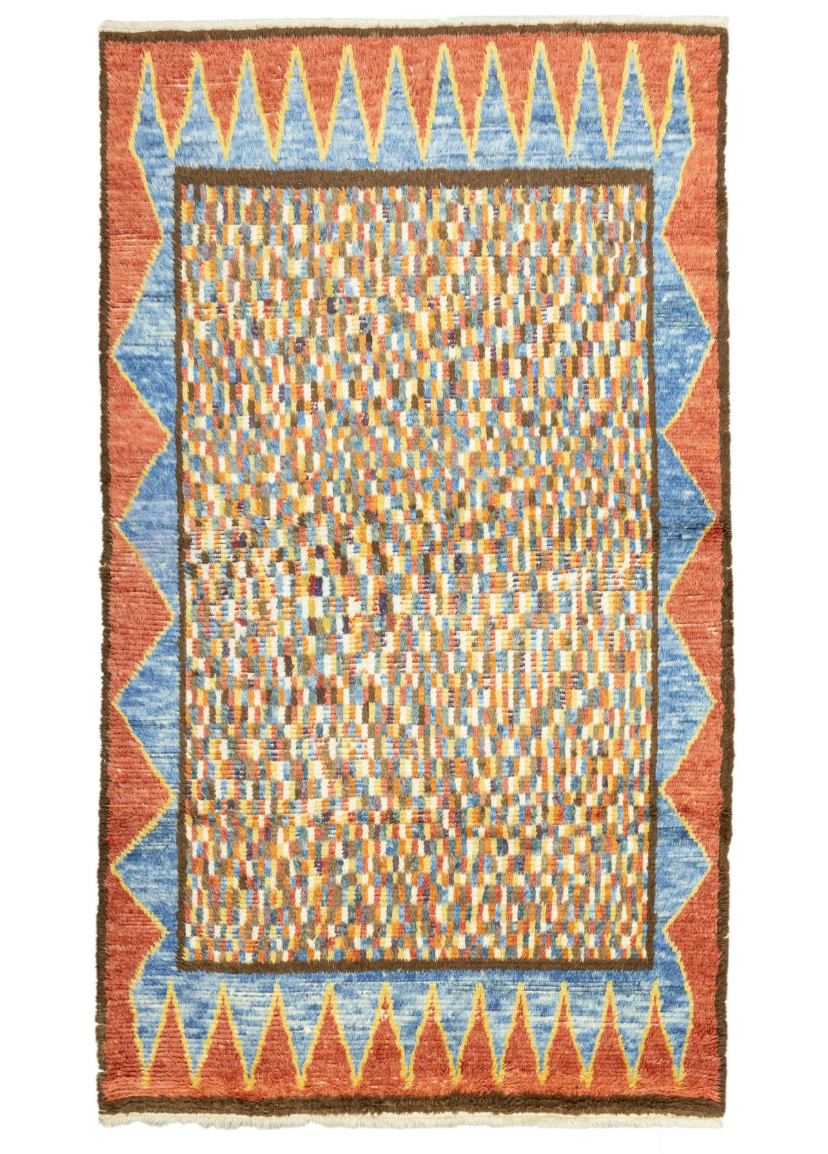 Soho Antiq-Mathilde Renkli El Dokuma Tülü Halı 153x264 Cm-Halı-1-roqelvaxirum.shop
