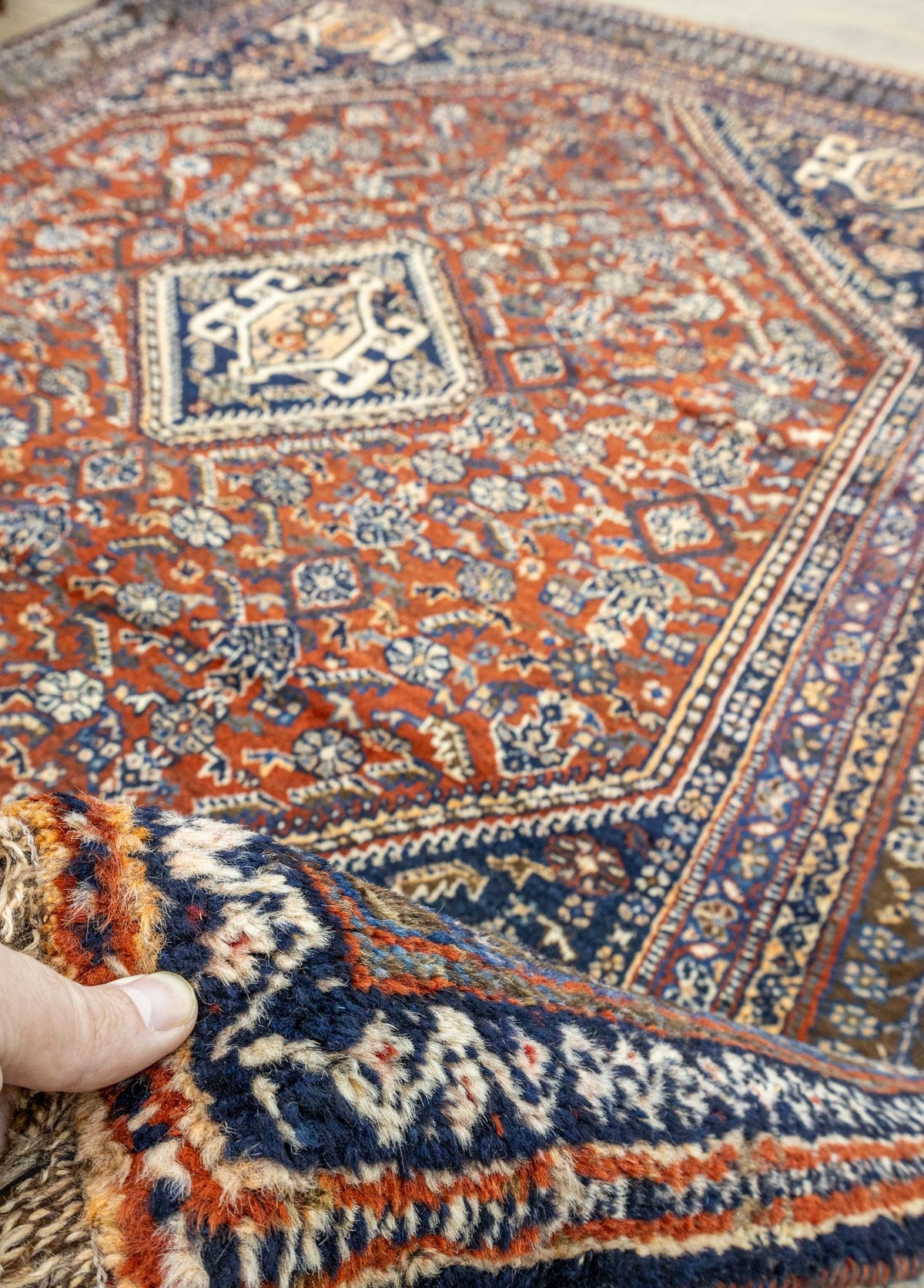 Soho Antiq-Meybod El Dokuma Yün İran Halısı 229x299 Cm-Halı-5-roqelvaxirum.shop