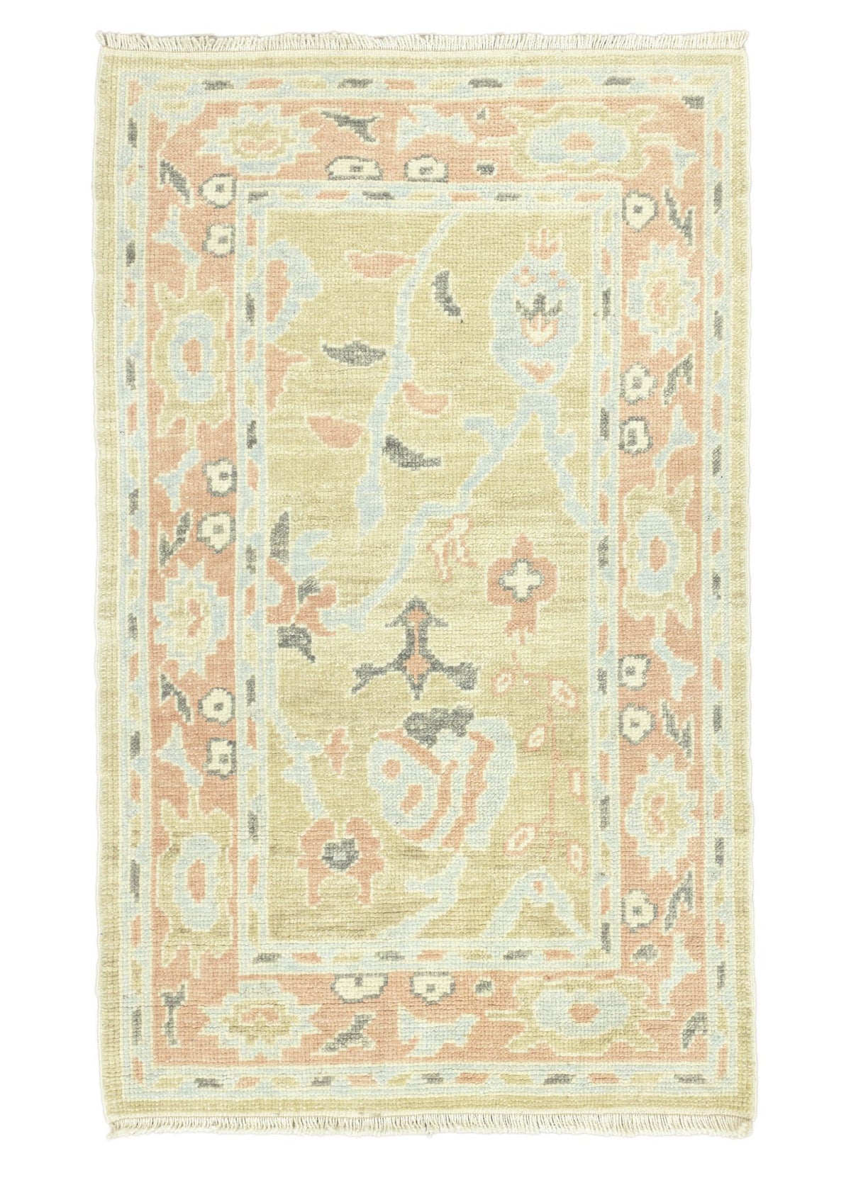 Soho Antiq-Pravin Pastel El Dokuma Yün Halı 94x150 Cm-Halı-1-roqelvaxirum.shop