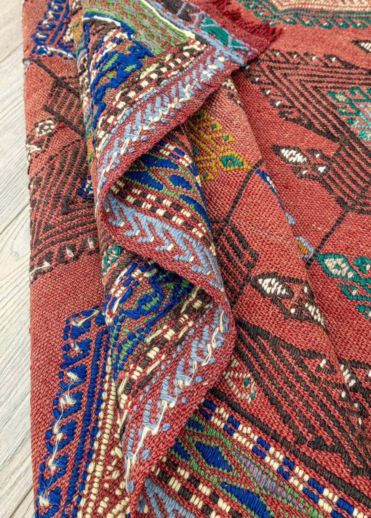 Soho Antiq-Rinat Etnik Tasarımlı El Dokuma Cicim Kilim 131x159 Cm-Halı-6-roqelvaxirum.shop