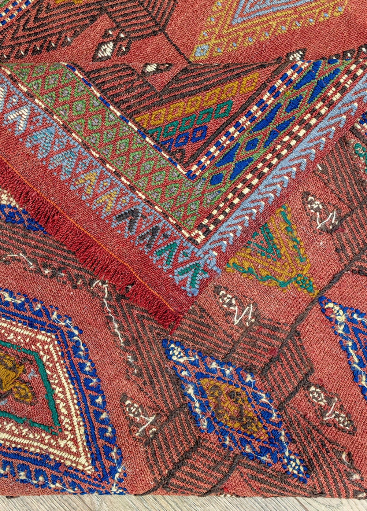 Soho Antiq-Rinat Etnik Tasarımlı El Dokuma Cicim Kilim 131x159 Cm-Halı-7-roqelvaxirum.shop