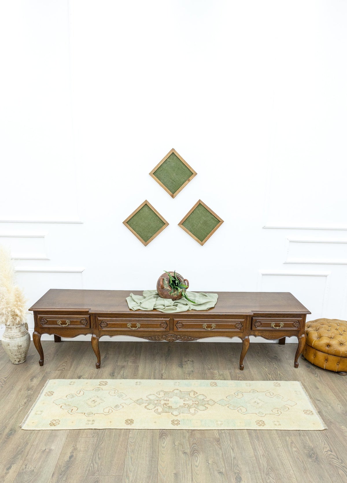 Soho Antiq-Semen El Dokuma Yün Yolluk 58x197 Cm-Halı-2-roqelvaxirum.shop