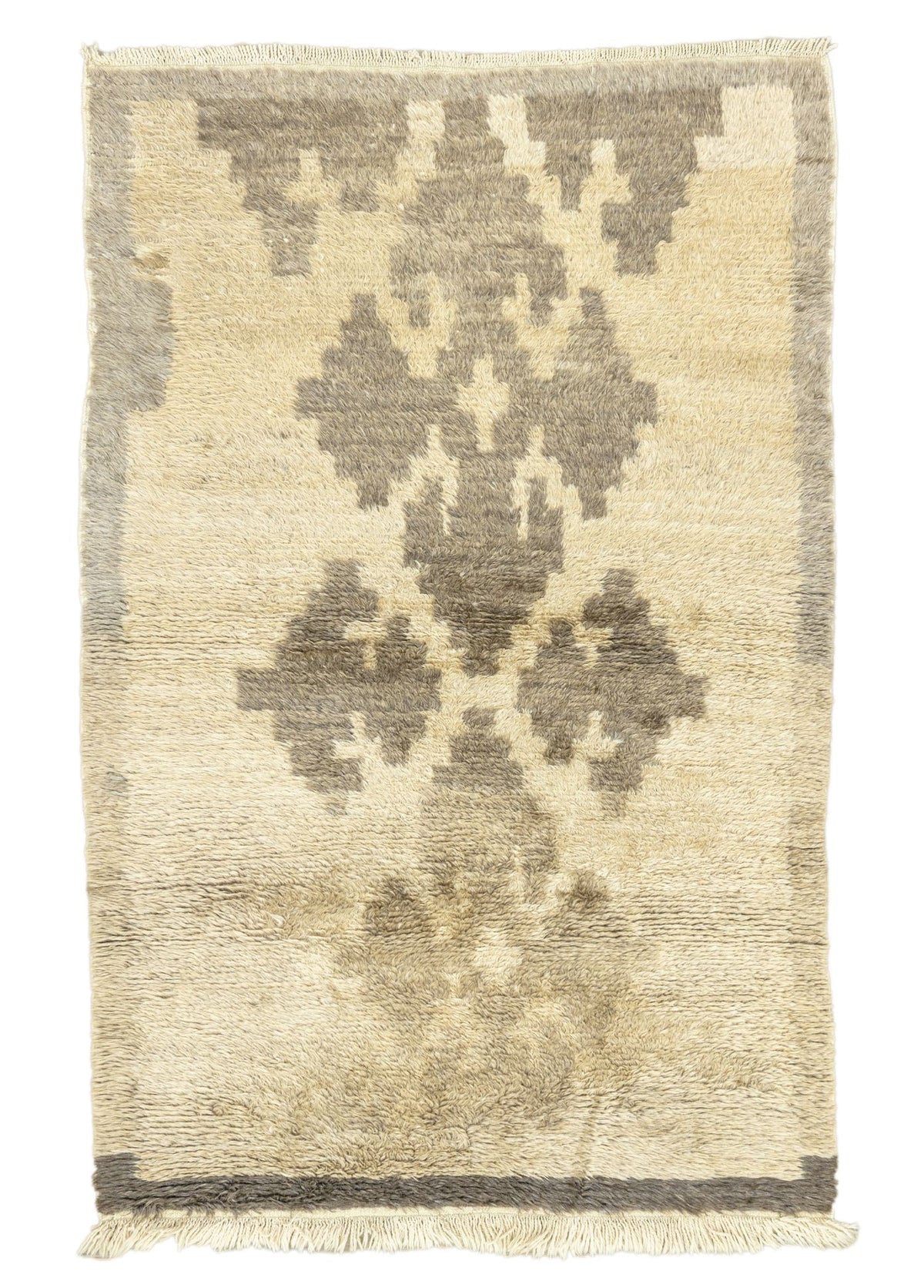 Soho Antiq-Setenay İlkel Tasarımlı Tülü Halı 178x197 Cm-Halı-1-roqelvaxirum.shop