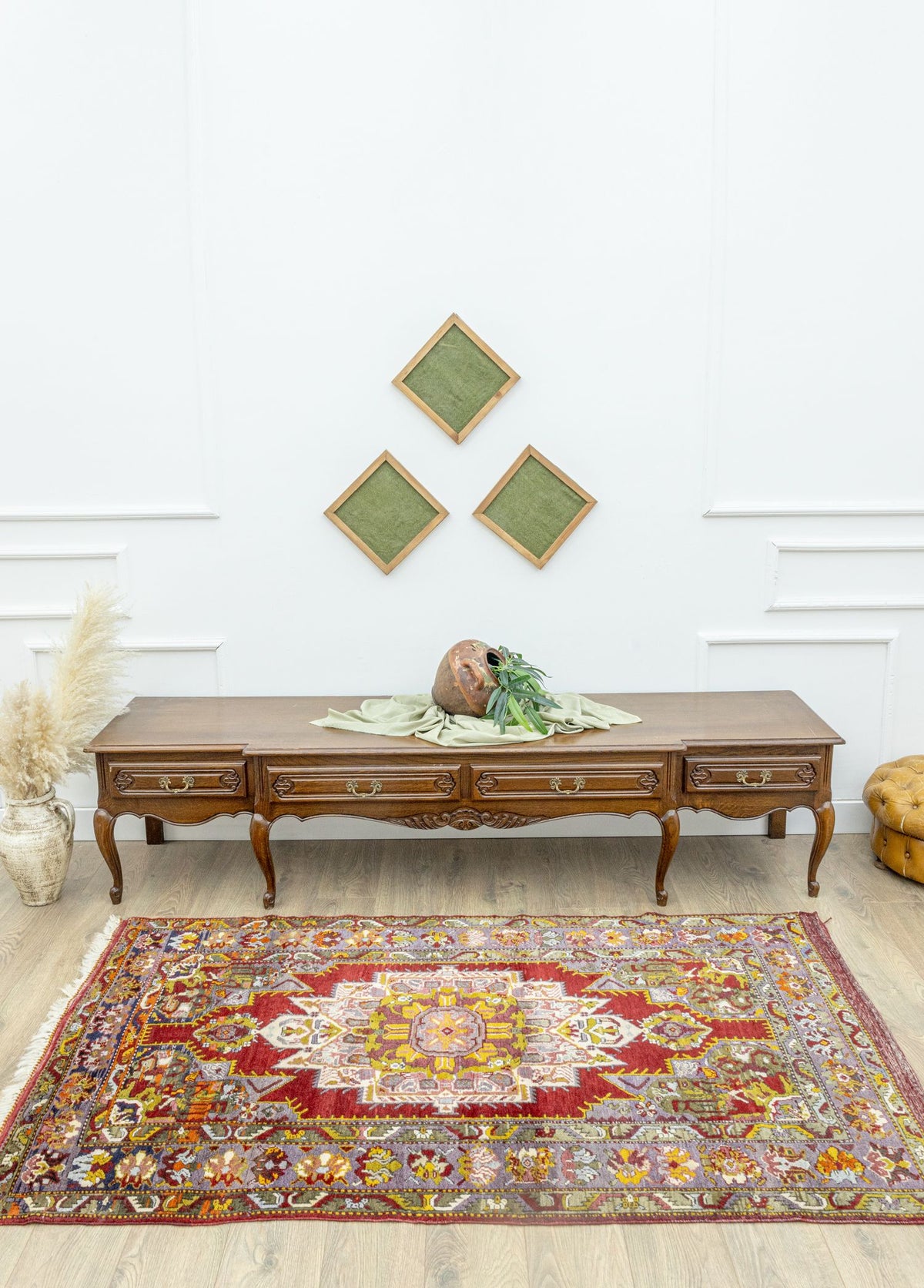Soho Antiq-Setenay Renkli El Dokuma Yün Halı 125x203 Cm-Halı-2-roqelvaxirum.shop