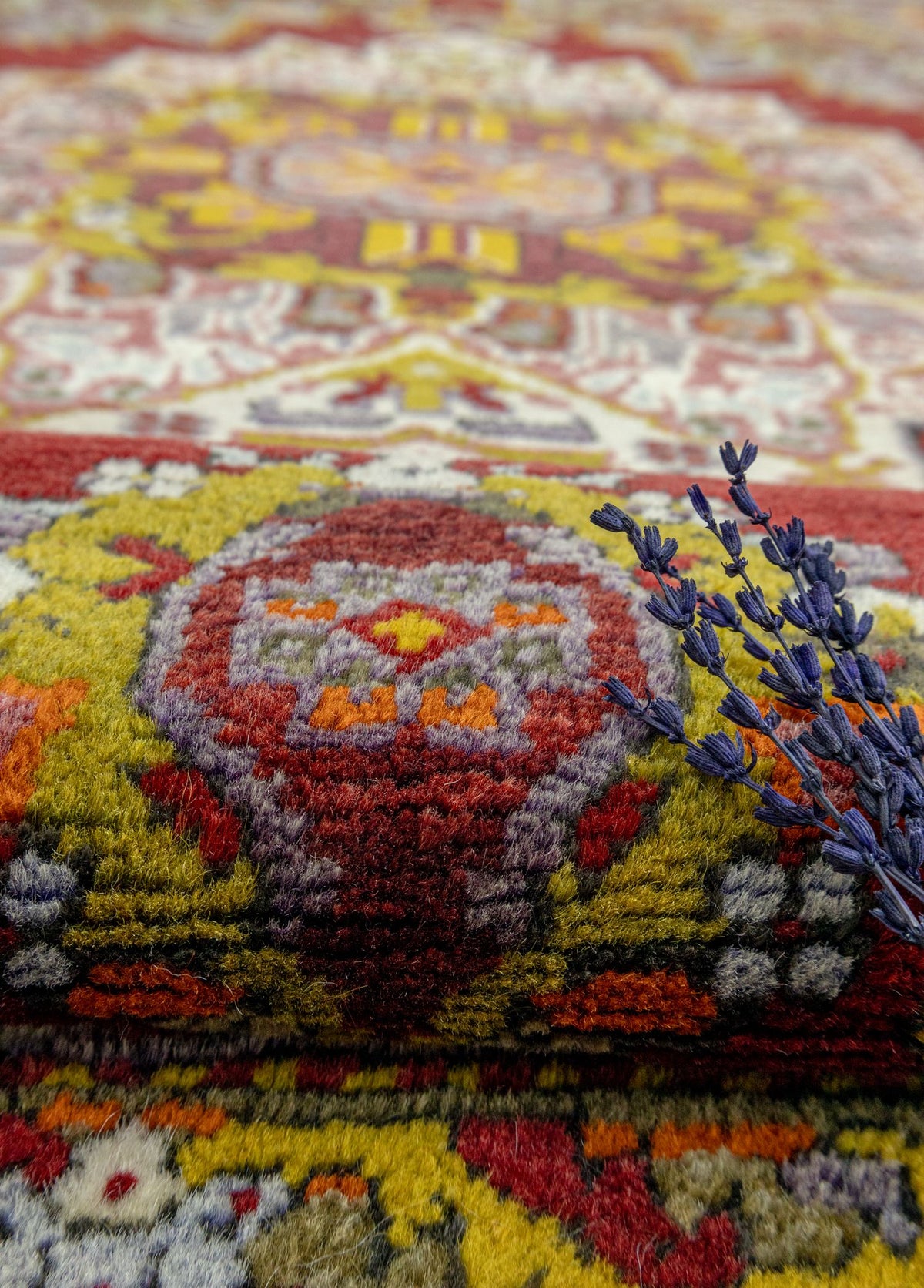 Soho Antiq-Setenay Renkli El Dokuma Yün Halı 125x203 Cm-Halı-4-roqelvaxirum.shop