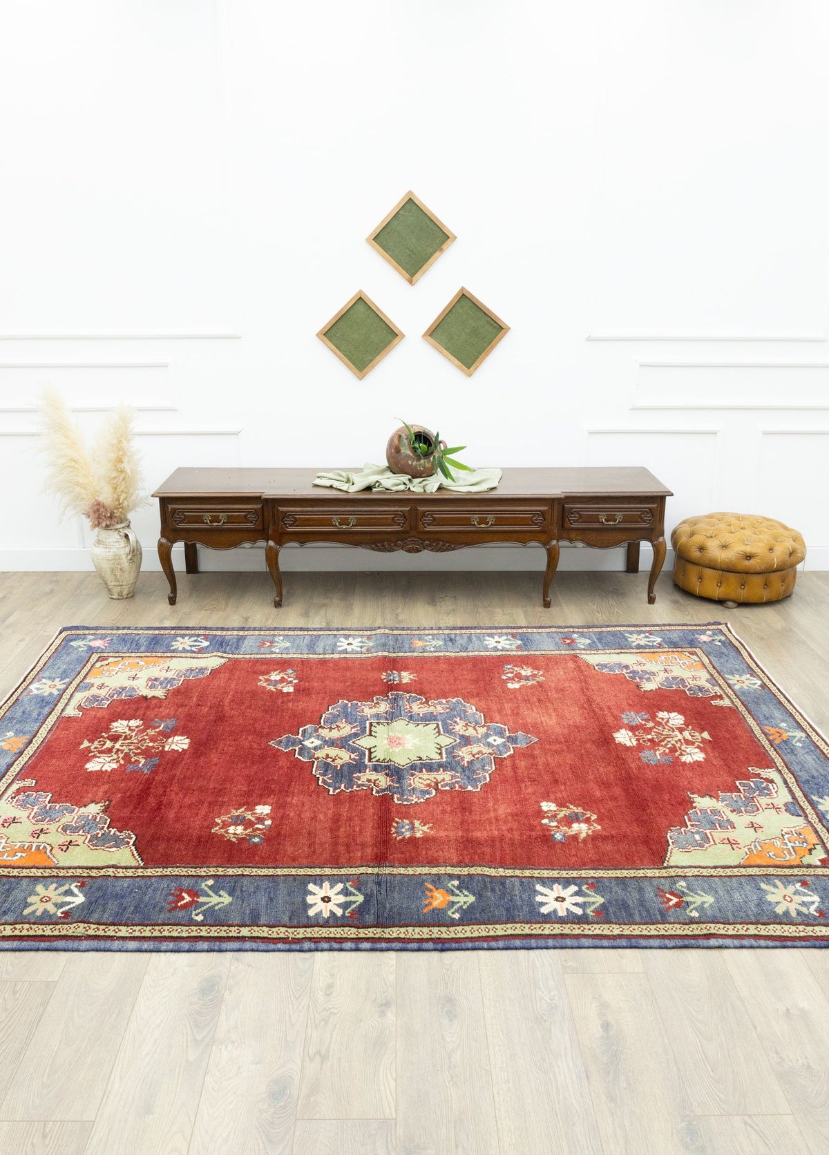 Soho Antiq-Skade Floral Desenli El Dokuma Halı 209x286 Cm-Halı-2-roqelvaxirum.shop