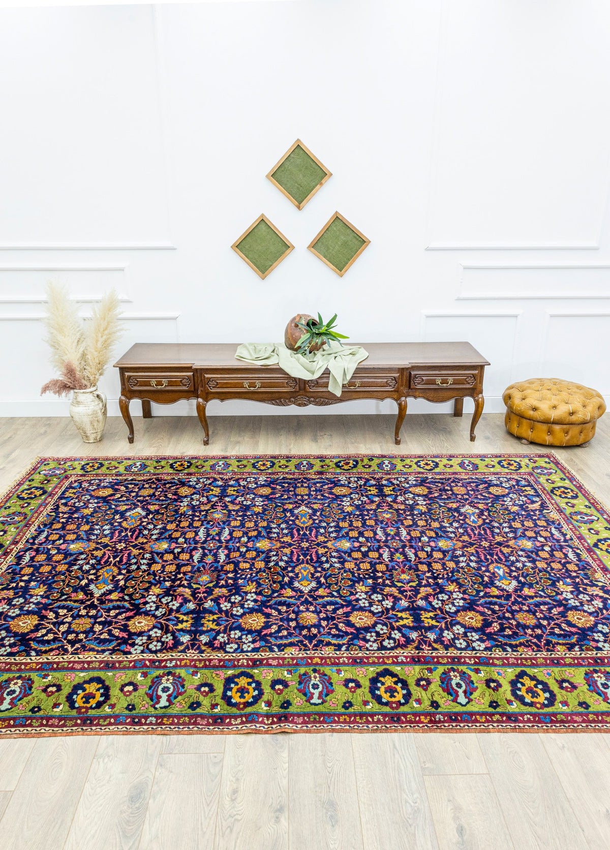 Soho Antiq-Terra Floral Tasarımlı El Dokuma Halı 210x318 Cm-Halı-2-roqelvaxirum.shop