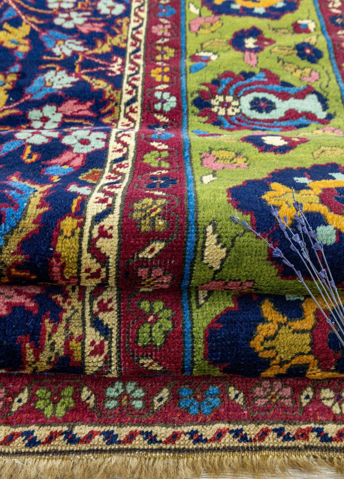 Soho Antiq-Terra Floral Tasarımlı El Dokuma Halı 210x318 Cm-Halı-4-roqelvaxirum.shop