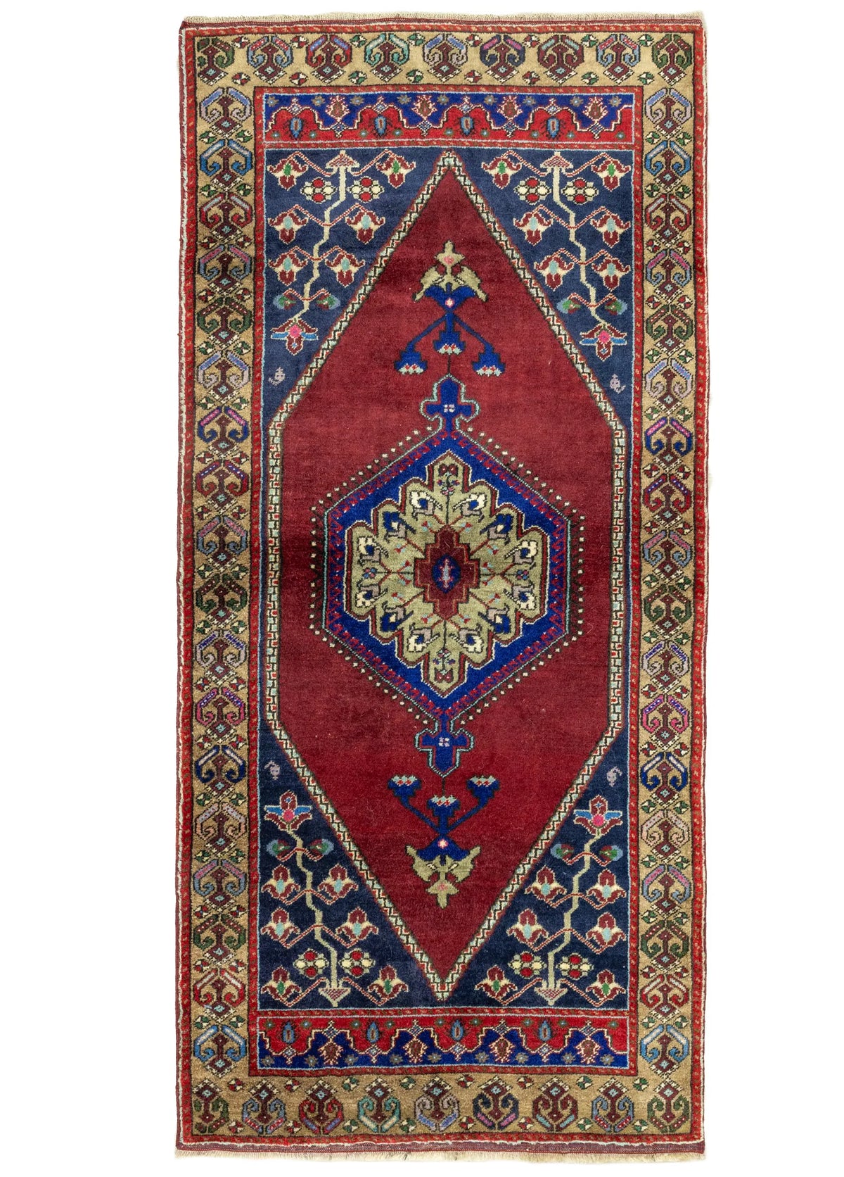 Soho Antiq-Yahyalı El Dokuma Yün Halı 103x223 Cm-1-roqelvaxirum.shop