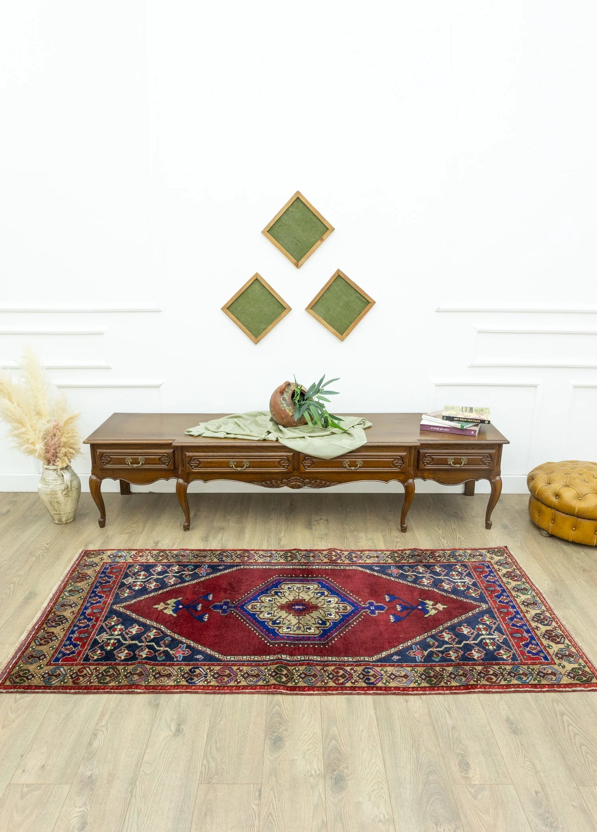 Soho Antiq-Yahyalı El Dokuma Yün Halı 103x223 Cm-2-roqelvaxirum.shop