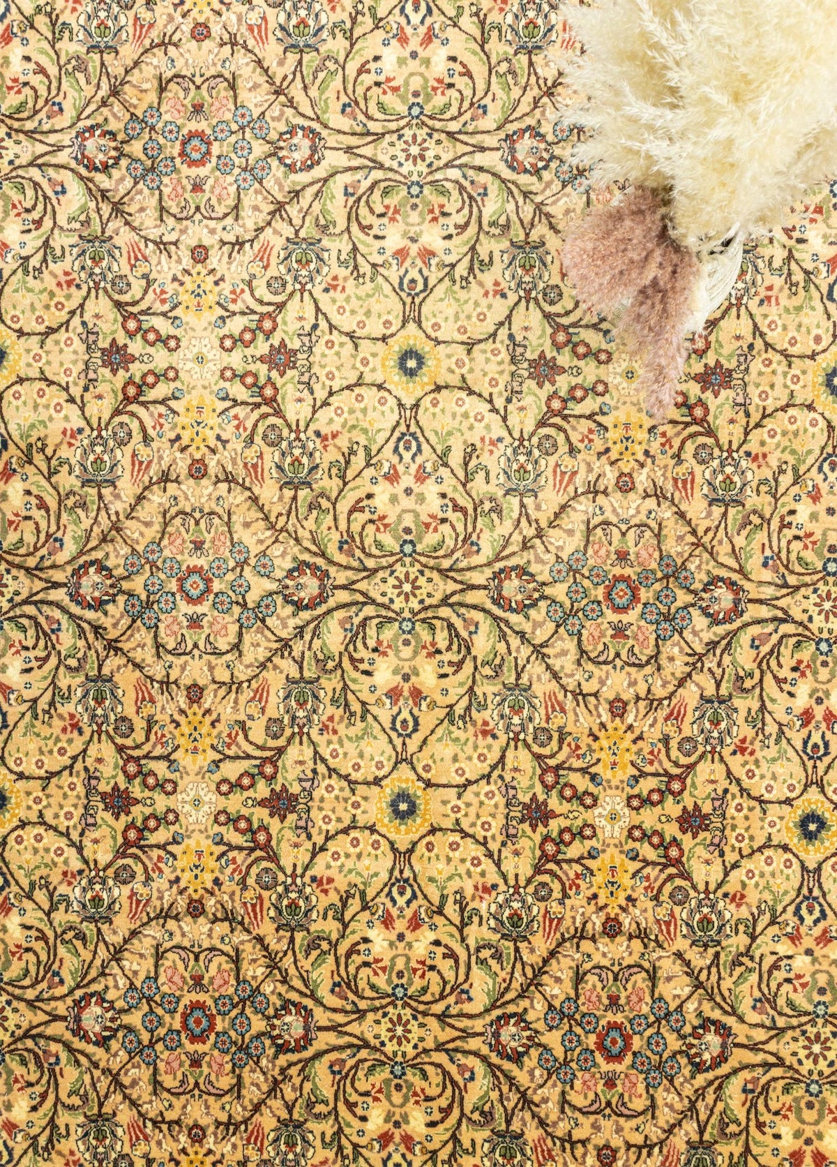 Soho Antiq-Zafir El Dokuma Floral Hereke Halı 243x364 Cm-Halı-3-roqelvaxirum.shop