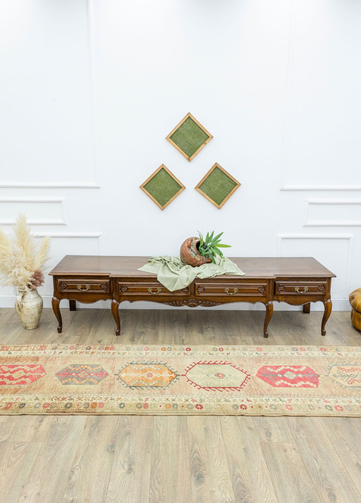 Soho Antiq-Zahedan El Dokuma Yün Herki Yolluk 83x435 Cm-Halı-2-roqelvaxirum.shop