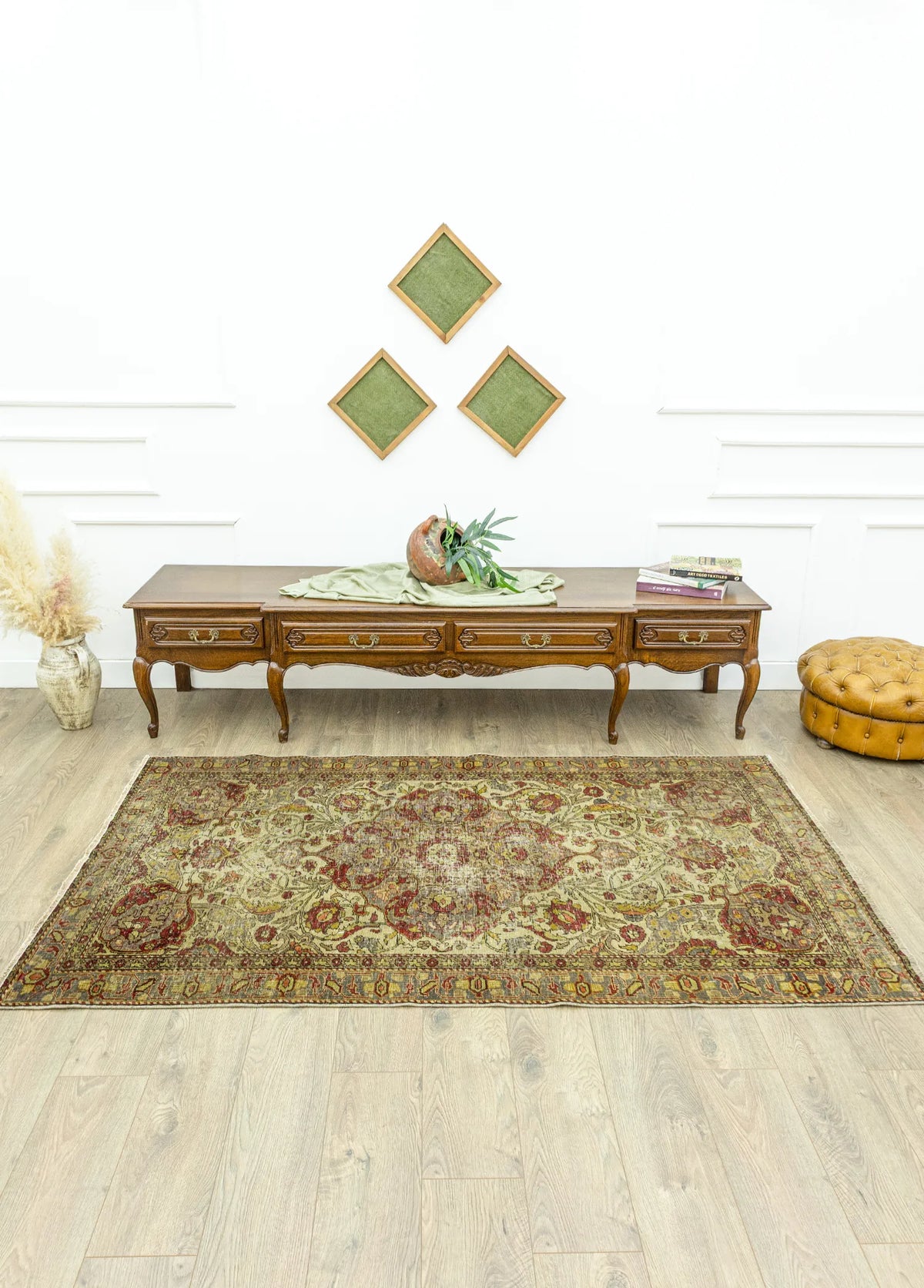 Soho Antiq-Zerivan çiçek Tasarımlı Vintage Halı 130x220 Cm-2-roqelvaxirum.shop