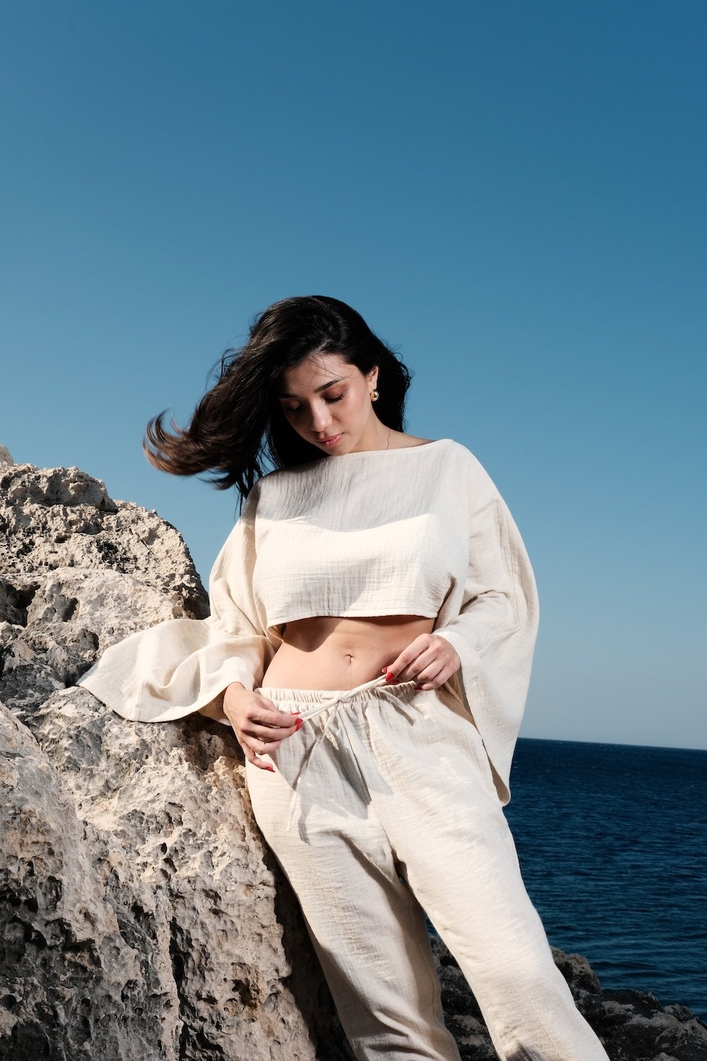 Soi Concept-Uzun Kollu Crop-Top-3-roqelvaxirum.shop