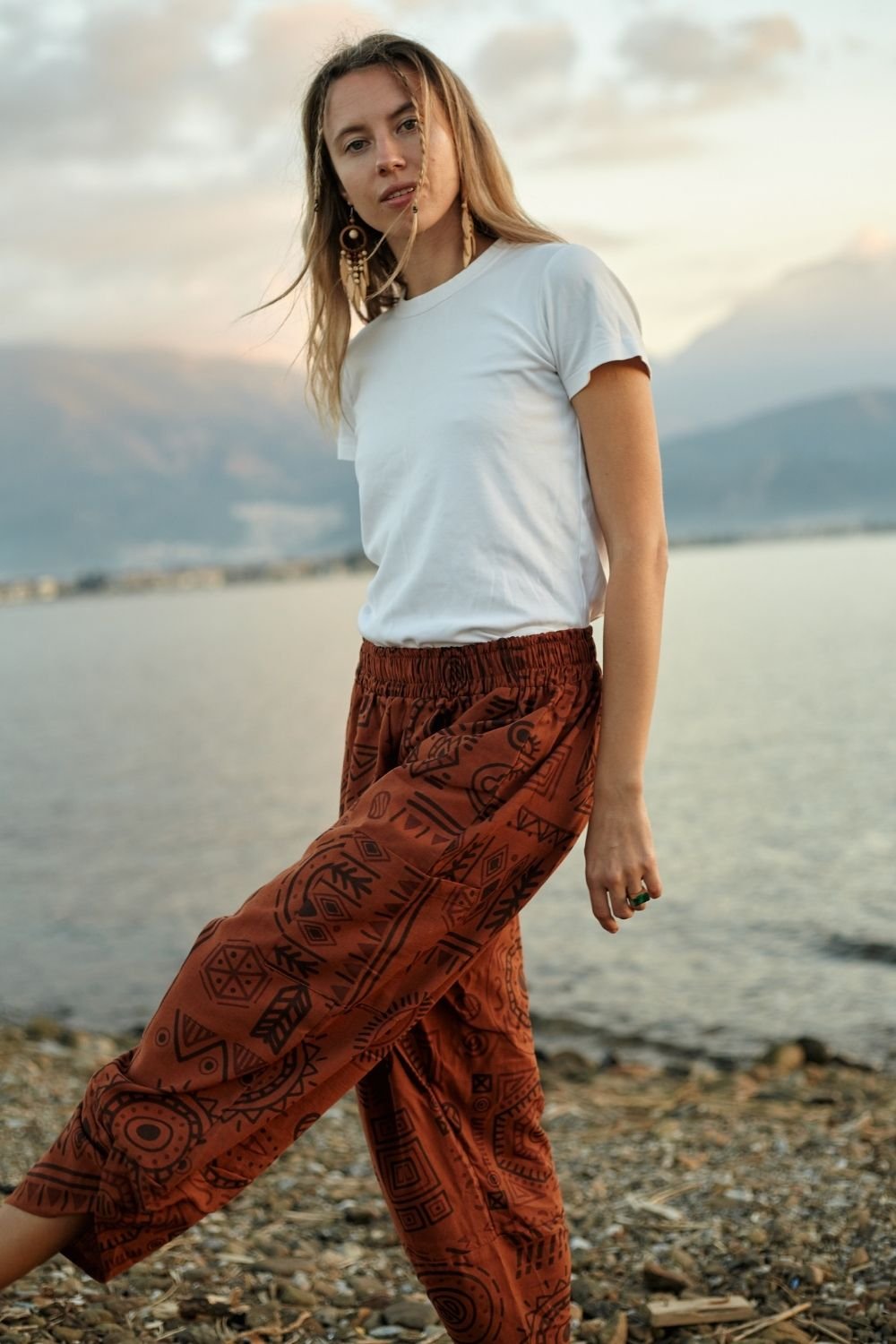 Soluna-Mandala Patterned Pants-Keten Pantolon-2-roqelvaxirum.shop