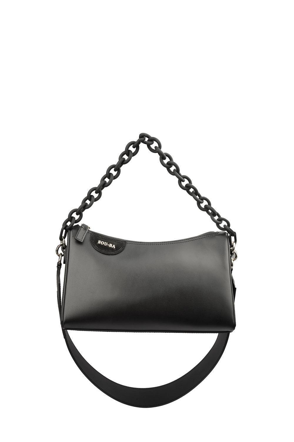 Sou-Ba-Kate Black-Omuz Çantası-2-roqelvaxirum.shop