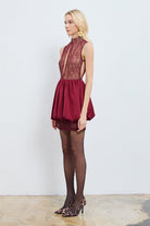 Studio Norn-Elida Mini Balon Elbise-Elbise-4-roqelvaxirum.shop