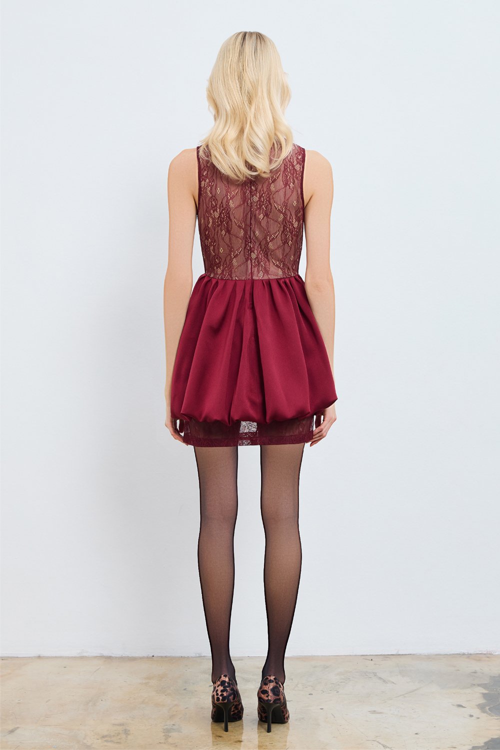 Studio Norn-Elida Mini Balon Elbise-Elbise-5-roqelvaxirum.shop