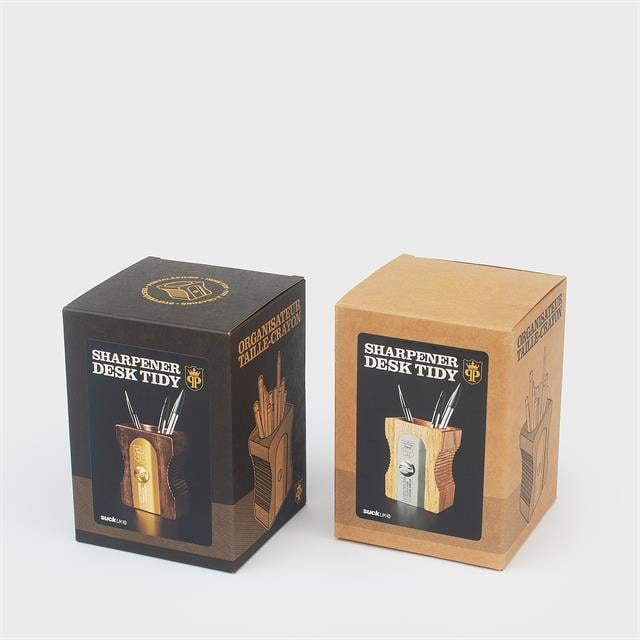 Suck Uk-Sharpener Desk Tidy Kalemtraş şeklinde Ahşap Kalemlik Light-Kalemlik-2-roqelvaxirum.shop