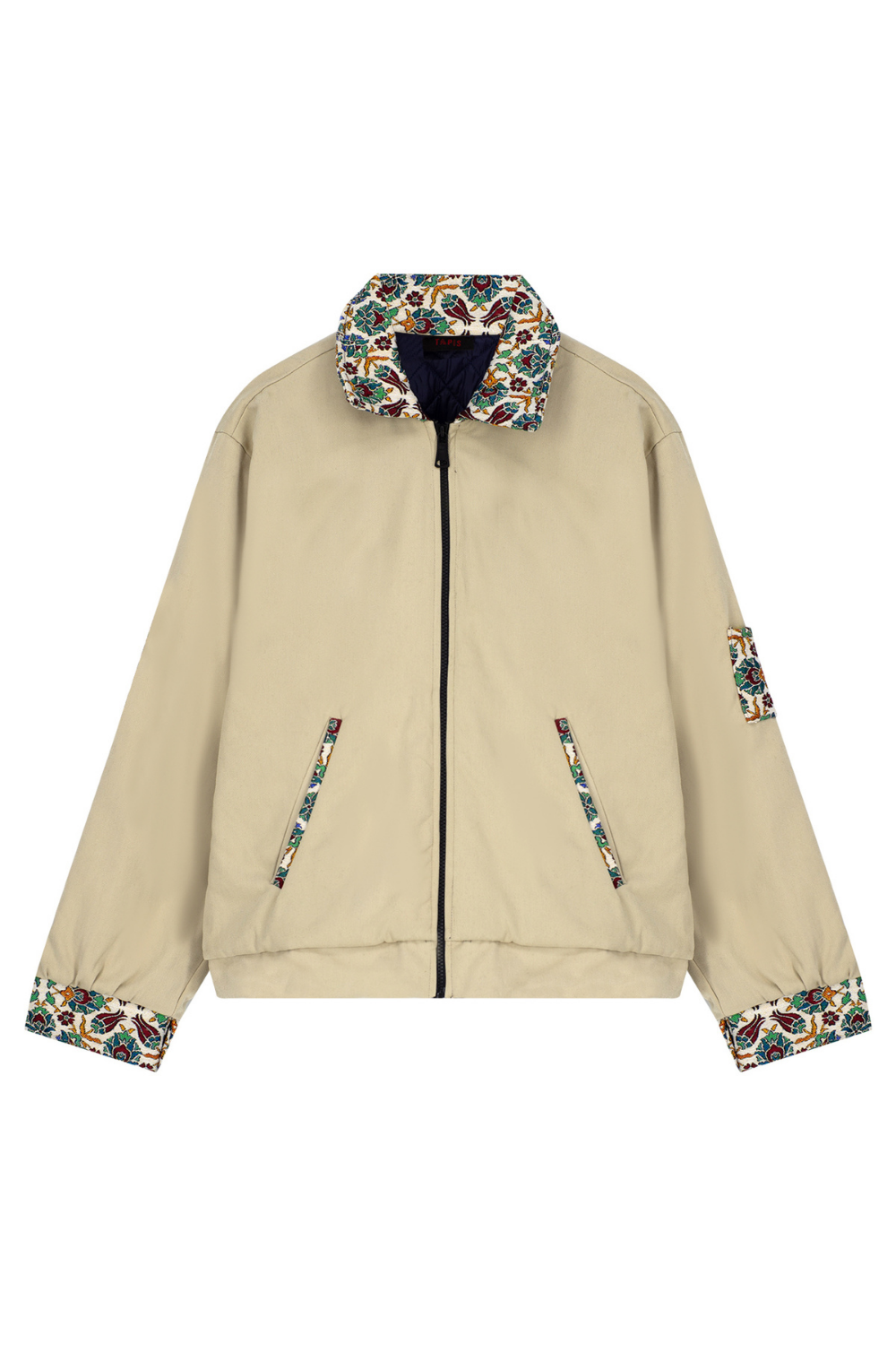 Tapis-İznik Beige Jacket-Ceket-1-roqelvaxirum.shop